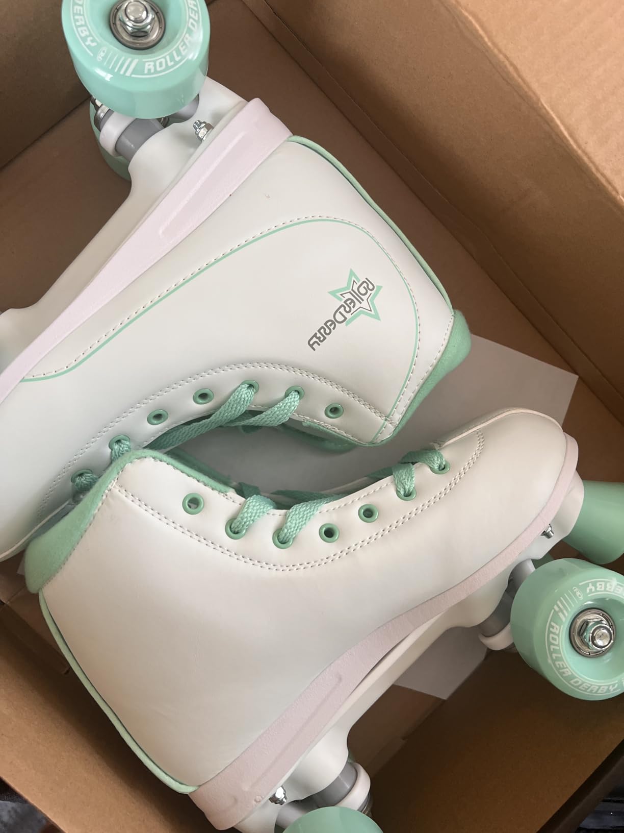 Roller Star 600 Women's Roller Skates - White/Mint - Size 09 customer photo 1