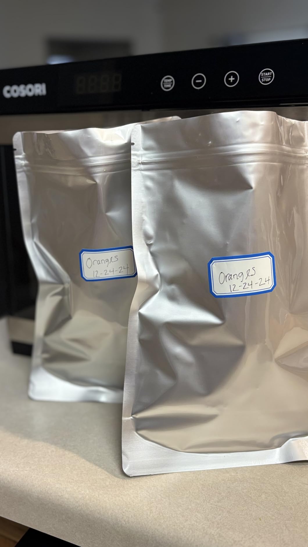 30 Mylar Bags for Food Storage 1 Gallon - Extra Thick 15 Mil - Long Term & Food Grade - Mylar Bags with Oxygen Absorbers 400cc- Zipper, Resealable, Stand-up Gousset - Bolsas Mylar con Abosrbentes customer photo 1