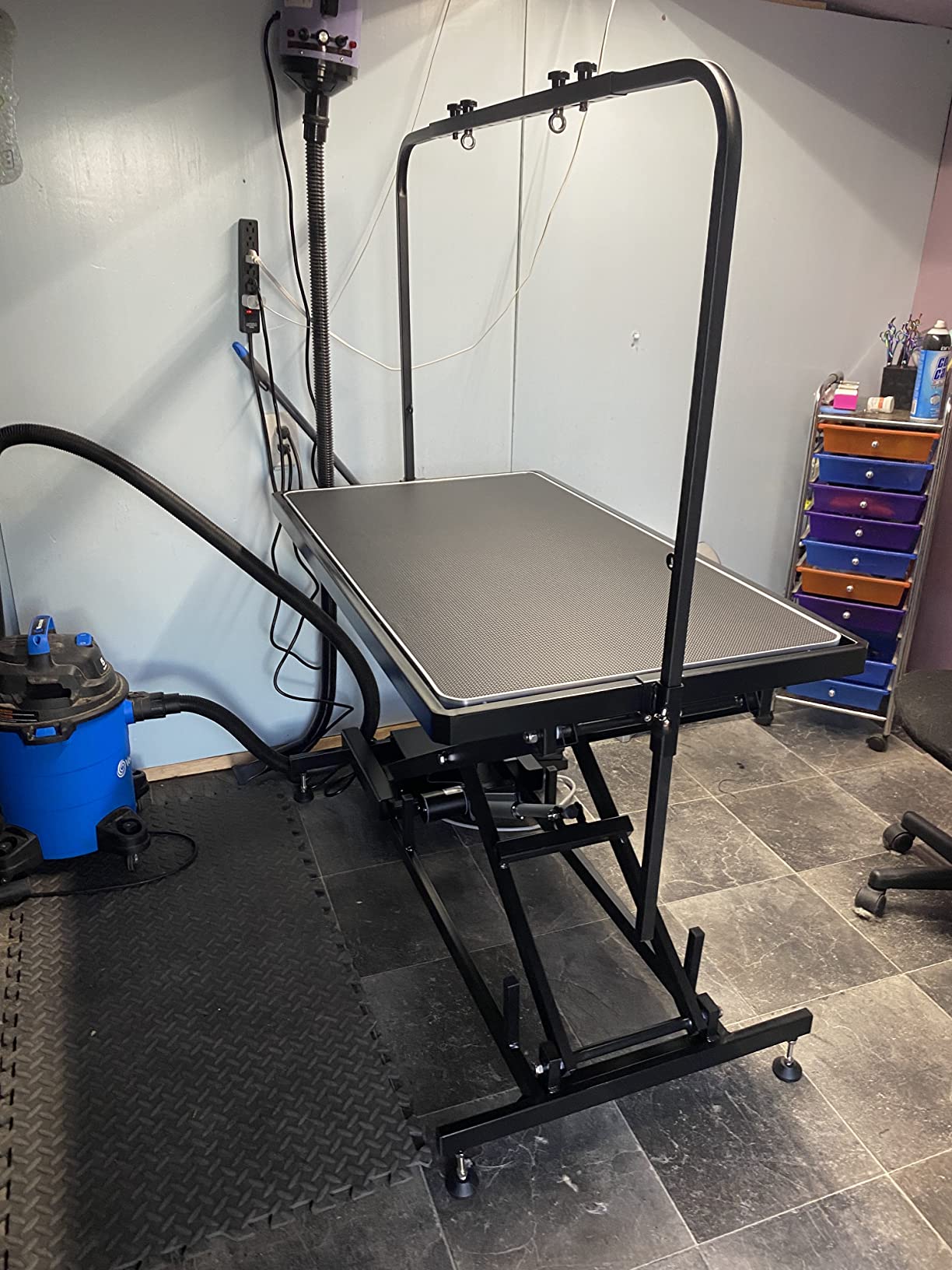 SHELANDY Pet Dog Grooming Table Electric & Heavy Duty customer photo 1