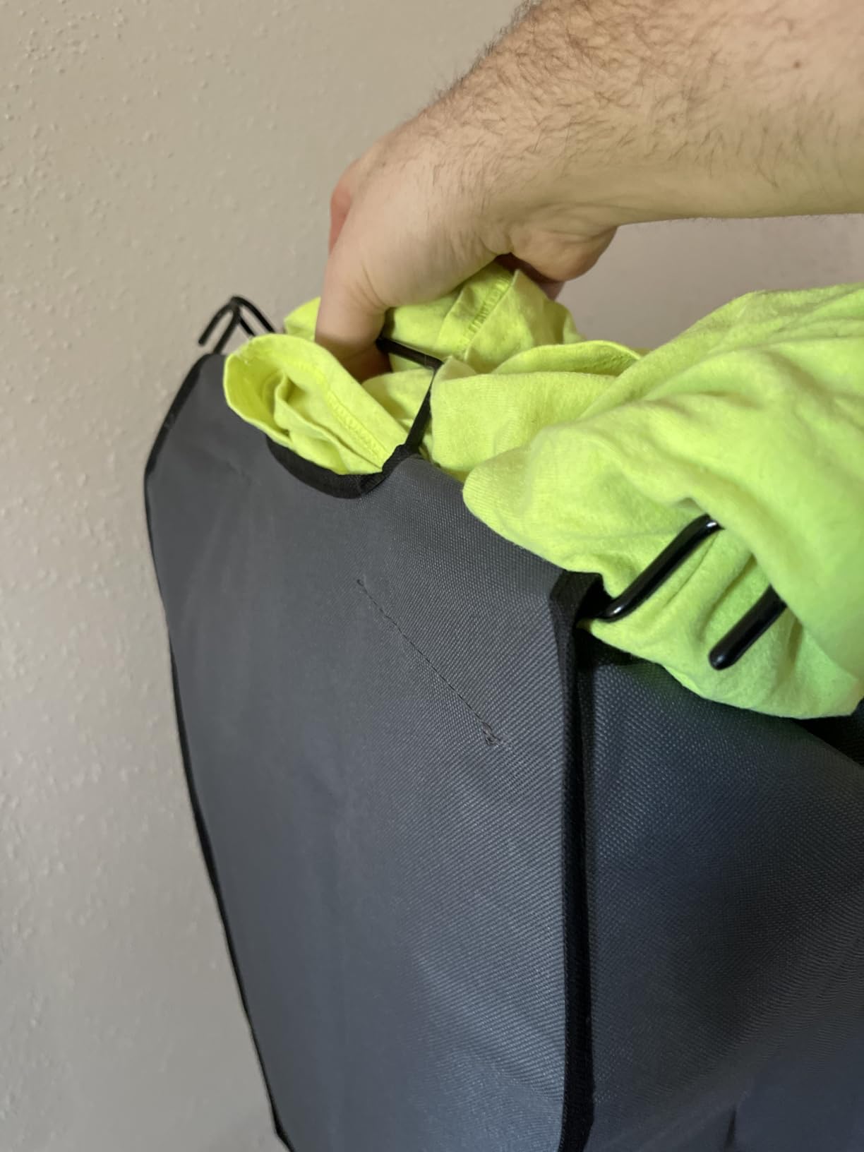 Simple Houseware 4-Bag Heavy Duty Laundry Sorter Rolling Cart, Dark Grey customer photo 2