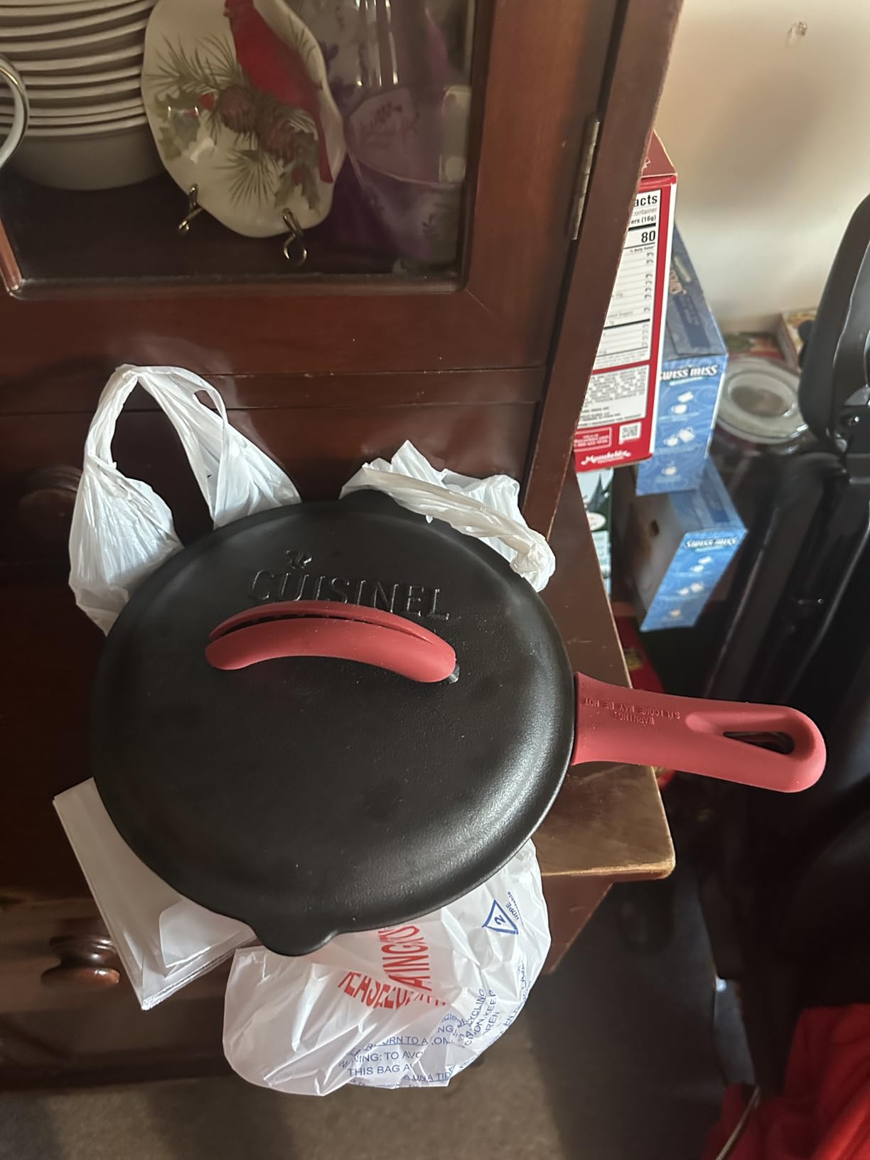 Cuisinel Cast Iron Skillet with Lid - 12