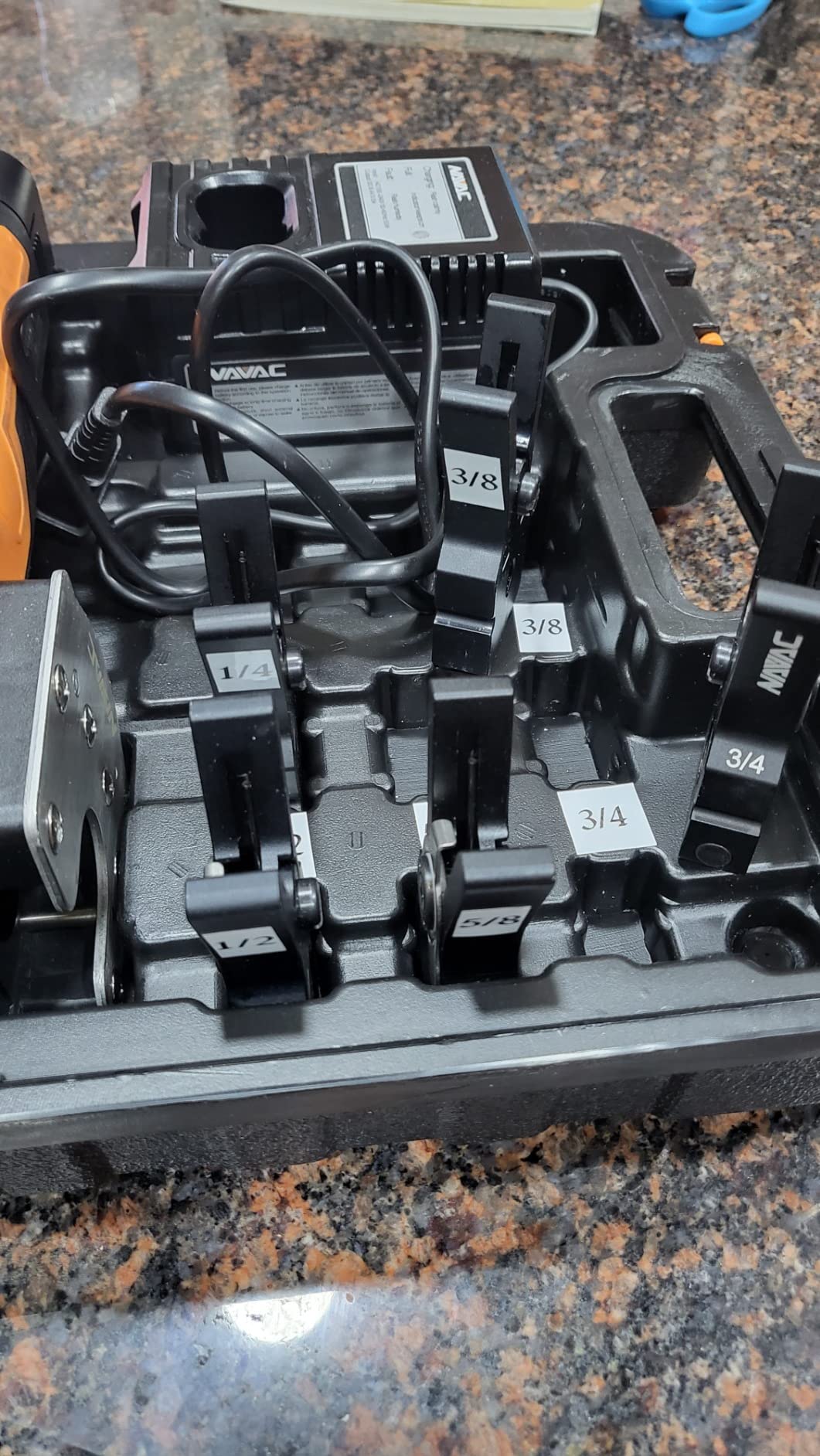 NAVAC NEF6LM BreakFree Power Flaring Tool - Flare Tool for Copper Pipe - 3/4