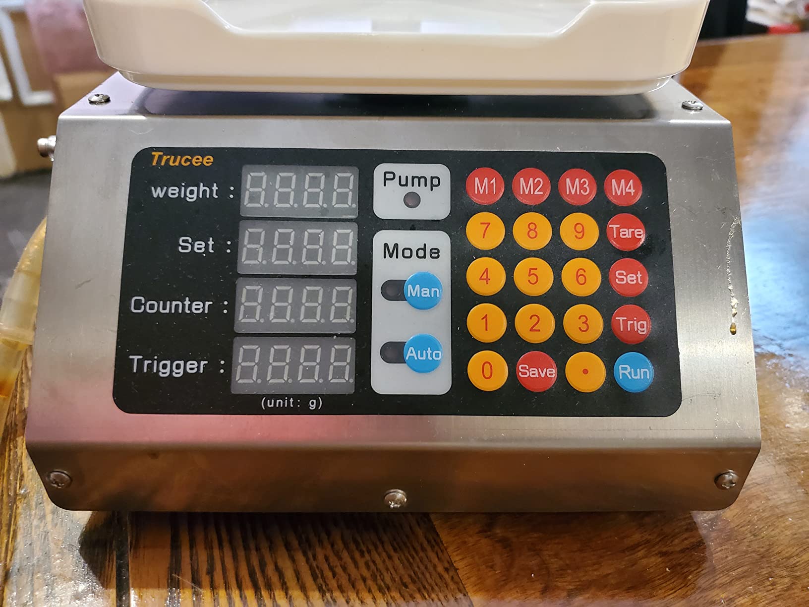 [2025 New Version] Liquid Filling Machine 2-300g Bottle Filler Machine Weight Filling Machine Peristaltic Pump Digital Control for Perfume, MCT Oil, Essential Oil, Nail Polish customer photo 1