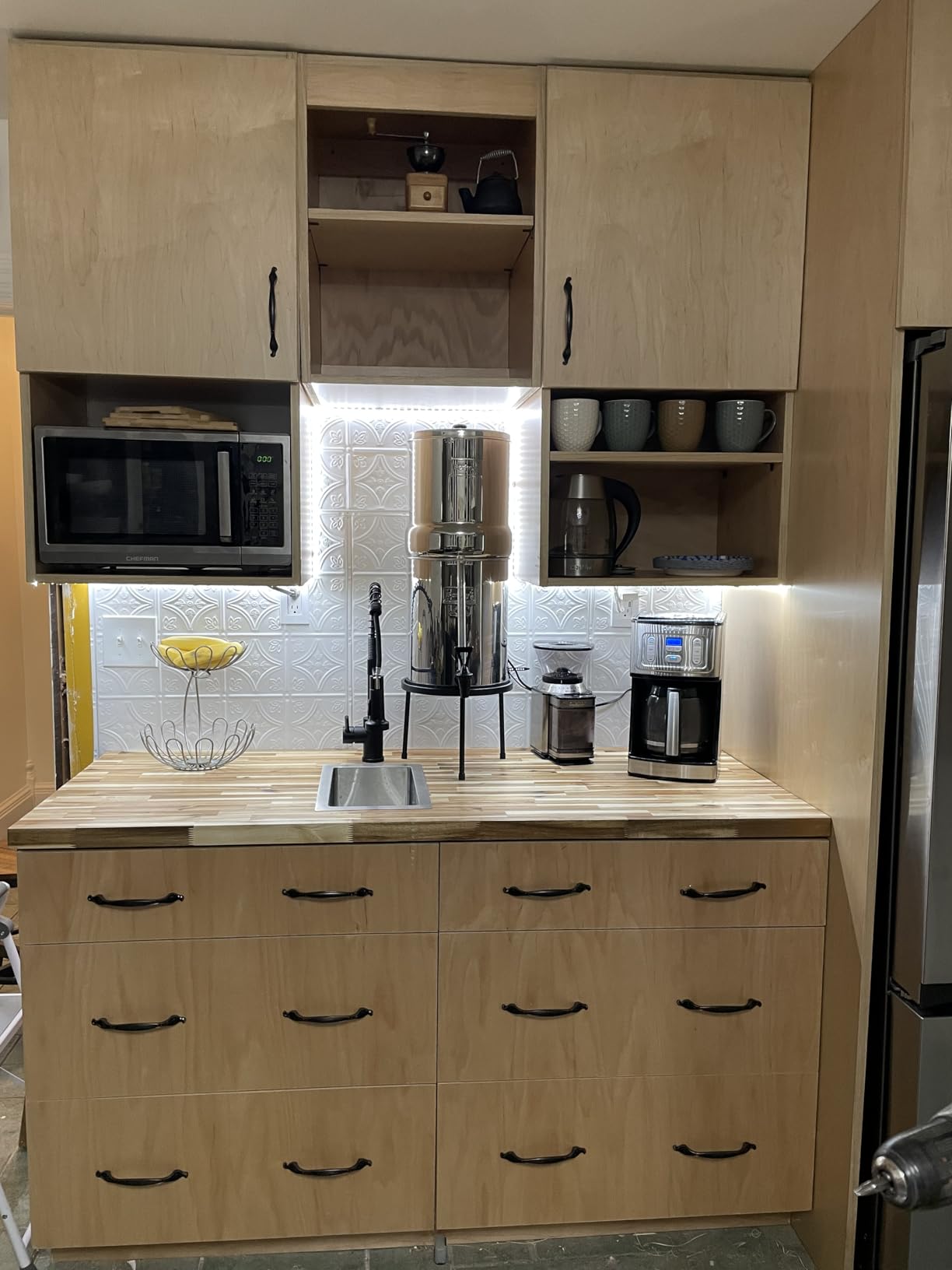 SpaceAid Bamboo Drawer Dividers with Inserts and Labels, Kitchen Adjustable Drawer Organizers, Expandable Organization for Home, Office, Dressers, 4 Dividers with 9 Inserts (17