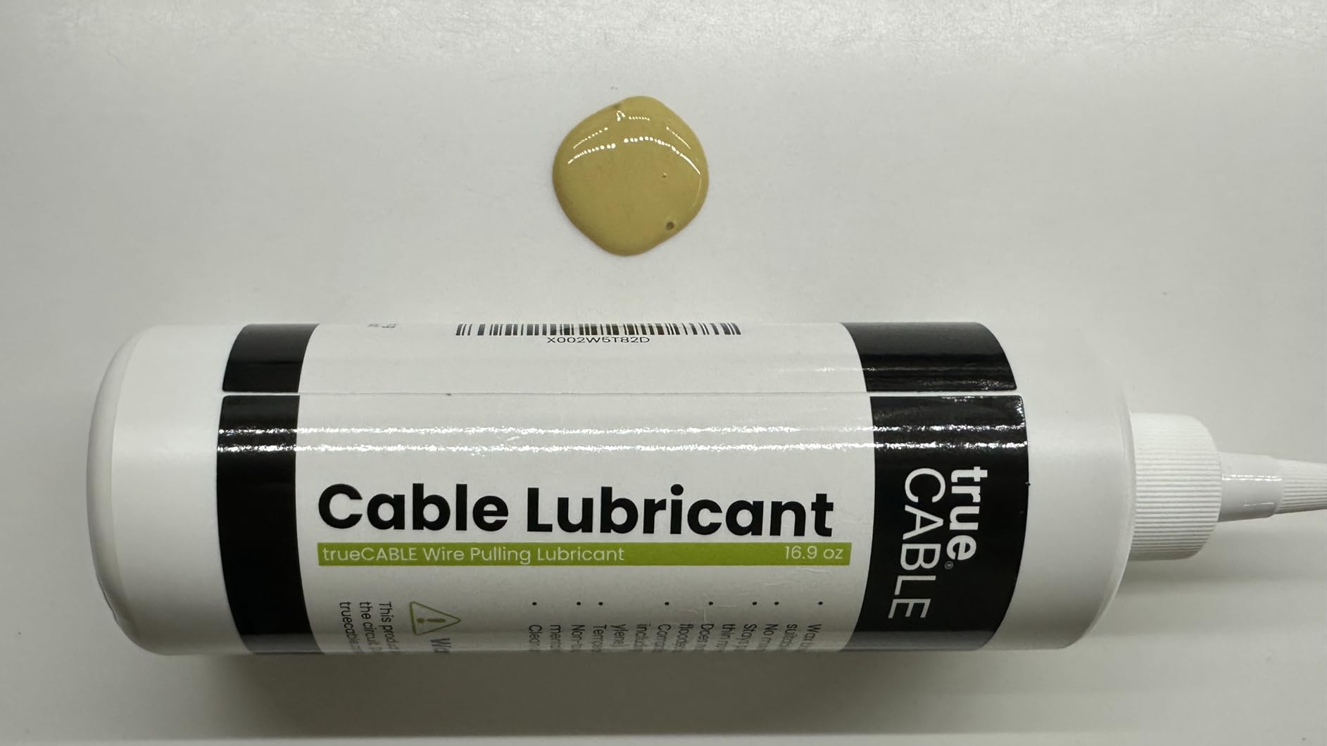 trueCABLE Synthetic Wax Wire and Cable Pulling Lubricant, 16.9 Ounce Squeeze Bottle customer photo 1