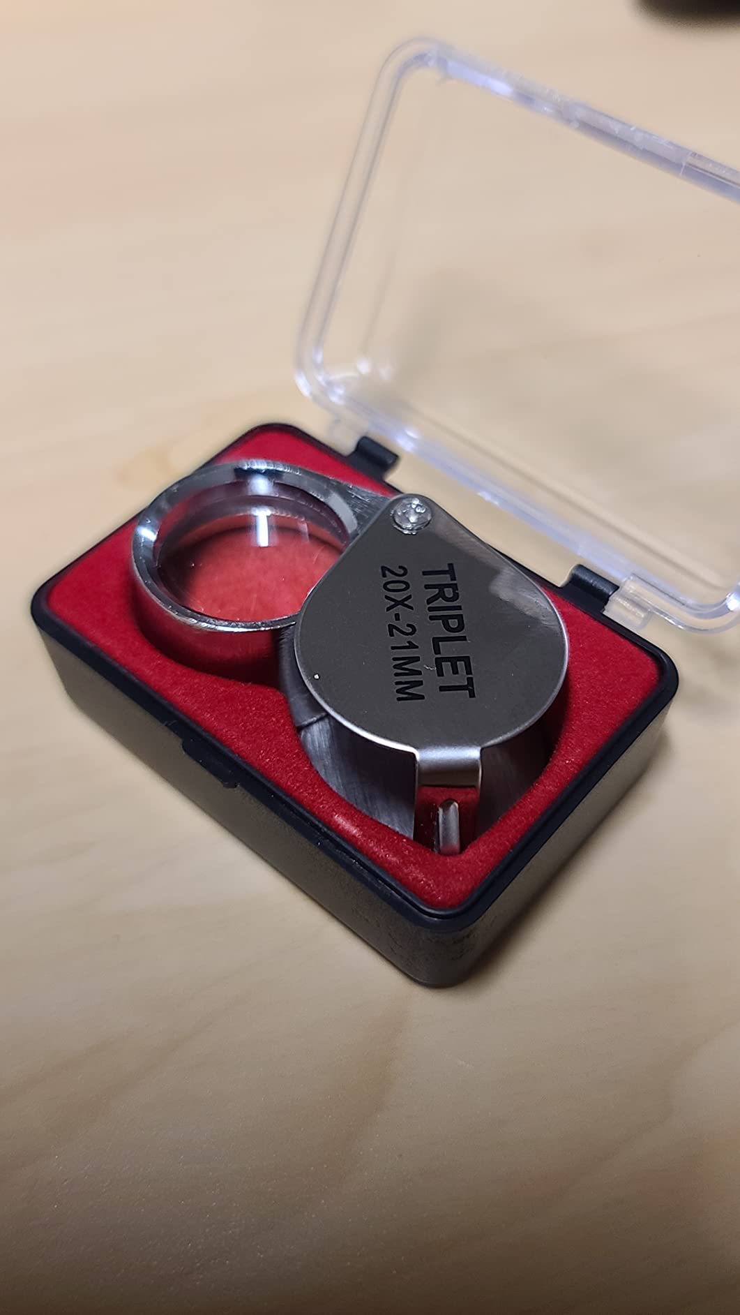 Frienda 3 Pieces Jewelers Eye Loupe Set 10X, 20X and 30X Pocket Jewelry Loupe, Jewelers Eye Magnifying Glass Magnifier for Jewelry Coins Gems Stamps Watches Supplies(Silver,Triplet Style) customer photo 2