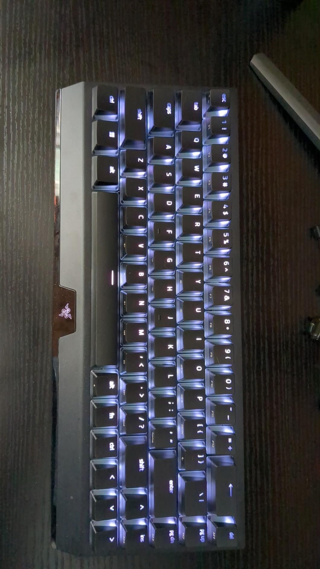 Razer BlackWidow V3 Mini HyperSpeed 65% Wireless Mechanical Gaming Keyboard: Yellow Mechanical Switches Linear & Silent - Phantom Pudding Keycaps - Chroma RGB - Up to 200 Hr Battery - Snap Tap customer photo 2