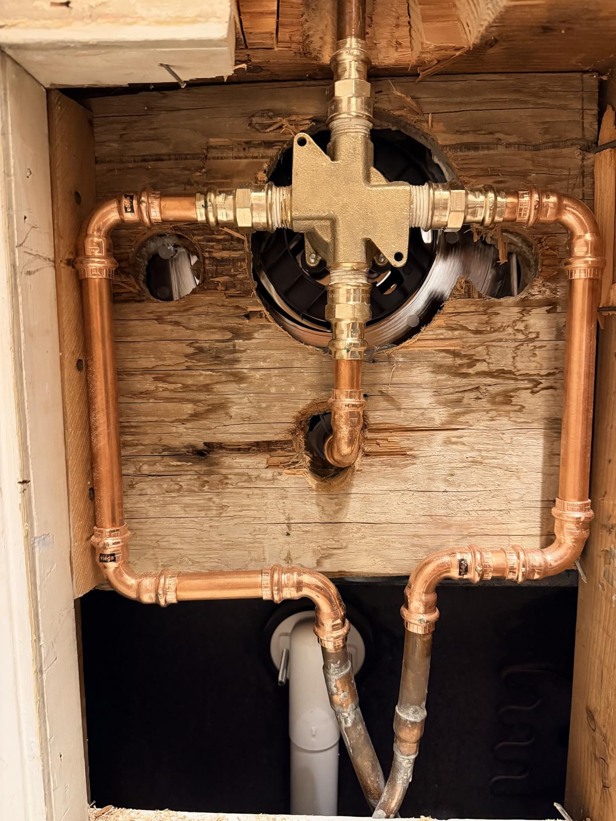 IBOSAD Copper Tube Fittings Hydraulic Pipe Crimping Tool with 1/2 inch,3/4 inch and 1 inch Jaw Copper Pipe Propress Crimpers Pressing Pliers,Suit for Narrow Space and Tee Fitting customer photo 2