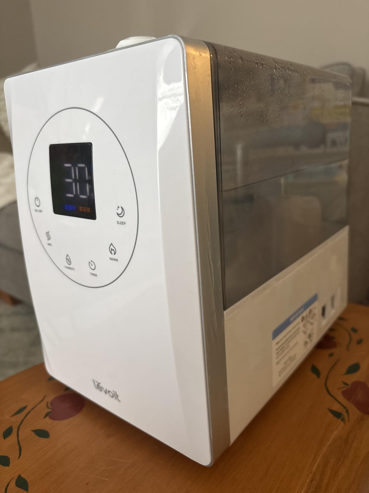 LEVOIT LV600S Smart Warm and Cool Mist Humidifiers for Home Bedroom Large Room, (6L) 753ft² Coverage, Quickly & Evenly Humidify Whole House, Easy Top Fill, App & Voice Control - Quiet Sleep Mode customer photo 1