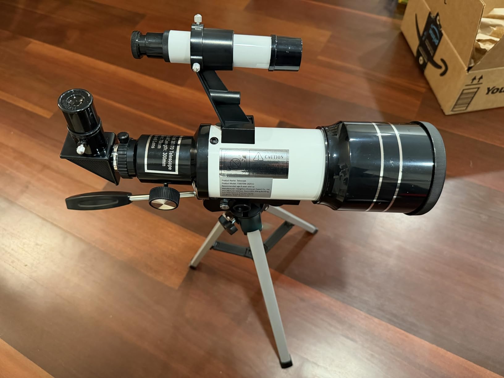 Telescope for Adults & Kids, 70mm Aperture Refractor (15X-150X) Portable Travel Telescope with Phone Adapter & Wireless Remote, Astronomy Beginners Gifts, Black customer photo 2