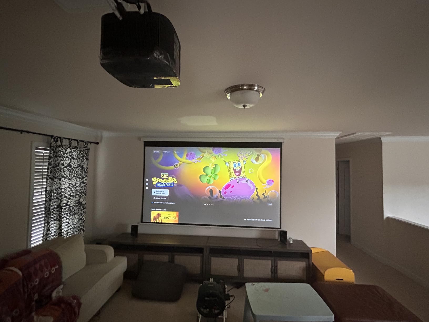 XGIMI Horizon Pro 4K Projector, 1500 ISO Lumens, Android TV 10.0 Movie Projector with Integrated Harman Kardon Speakers, Auto Keystone Screen Adaption Home Theater Projector customer photo 2