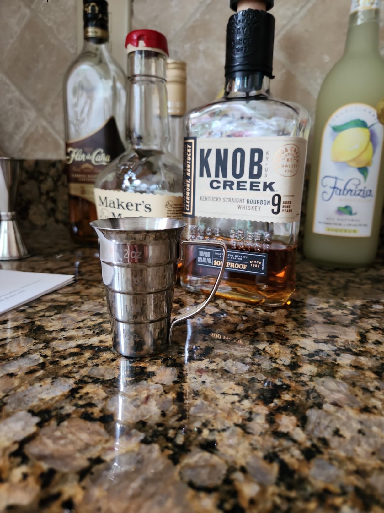 Viski Stepped Jigger With Handle, 4 Measurement Markings, Measuring Cup for Cocktail Recipes, 0.5 oz, 1 oz, 1.5 oz, & 2 oz customer photo 1