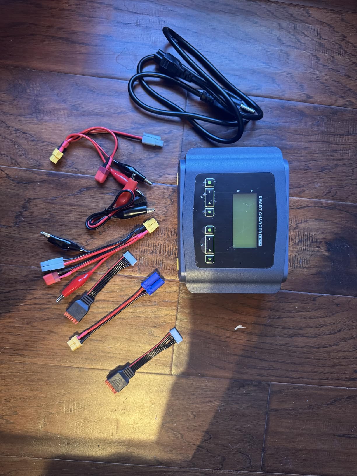 Lipo Battery Charger, 1S-6S Balanced Charger Discharger, 1-6S Lipo Li-ion NiMH NiCD Li-Fe Battery with Tamiya XT60 Deans Futaba Connector customer photo 2