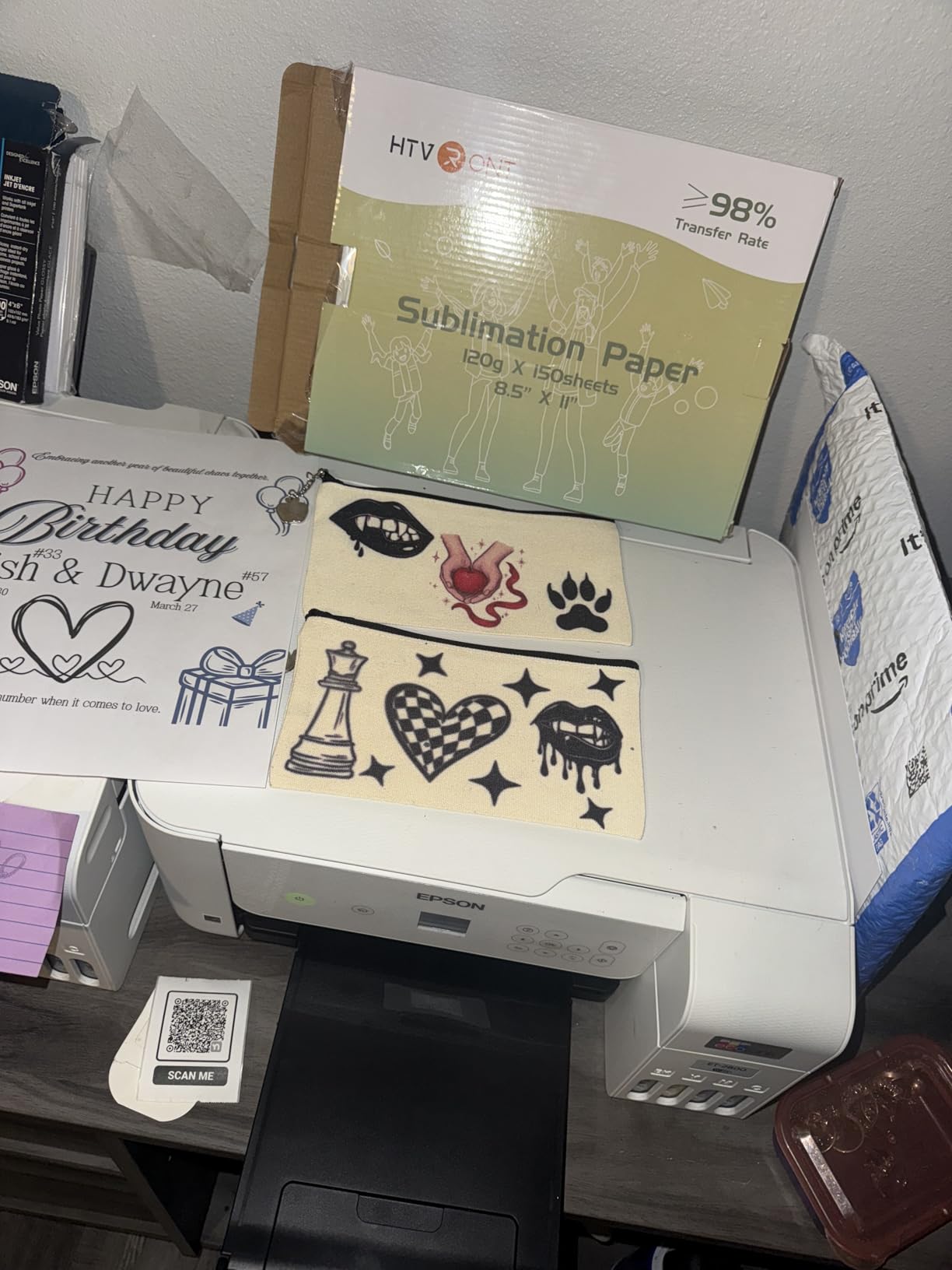 Epson EcoTank ET-2800 Wireless Color All-in-One Cartridge-Free Supertank with Scan and Copy, The Ideal Basic Home Printer - Black customer photo 1