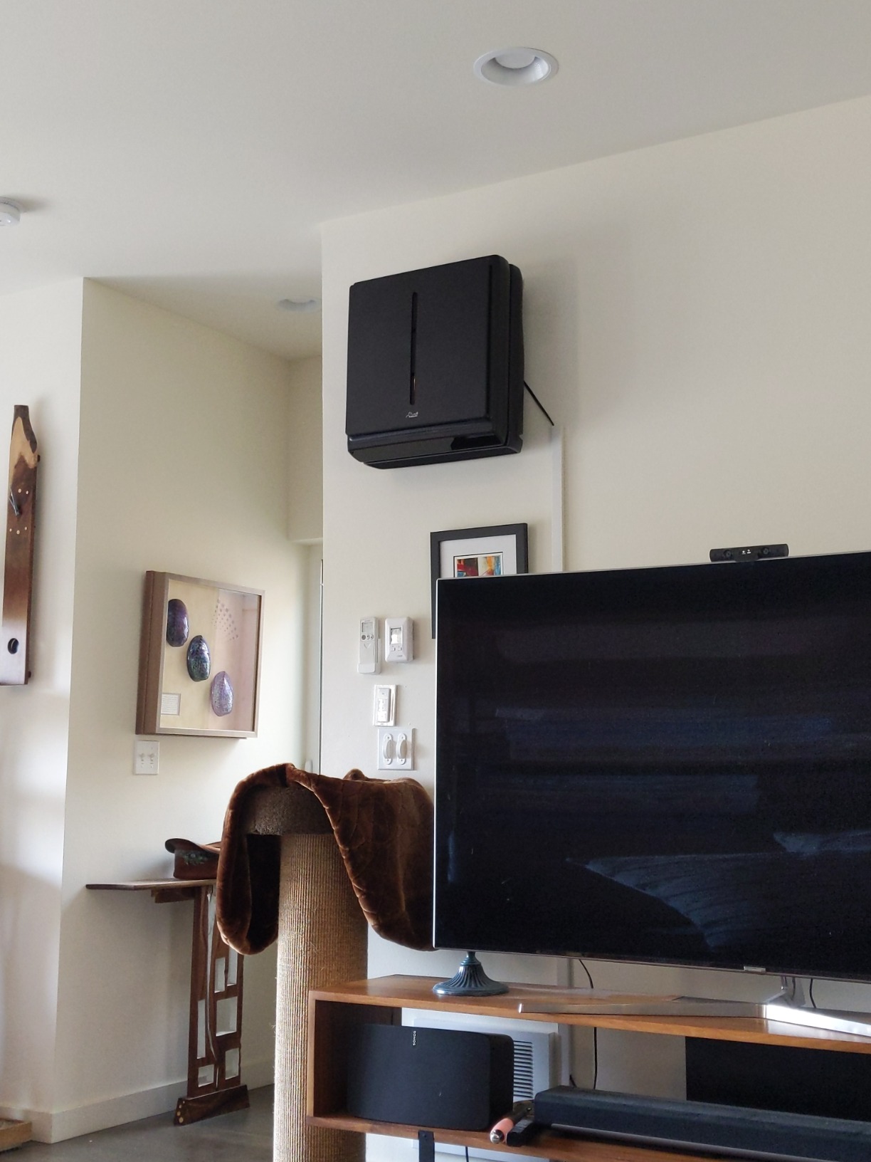 Rabbit Air A3 SPA-1000N Air Purifiers for Home, Ultra Quiet HEPA Air Purifier - Wall Mountable Air Purifiers for Home Large Room, Allergies, Dust, Mold, Smoke & VOCs - (Black, Odor Remover Filter) customer photo 2