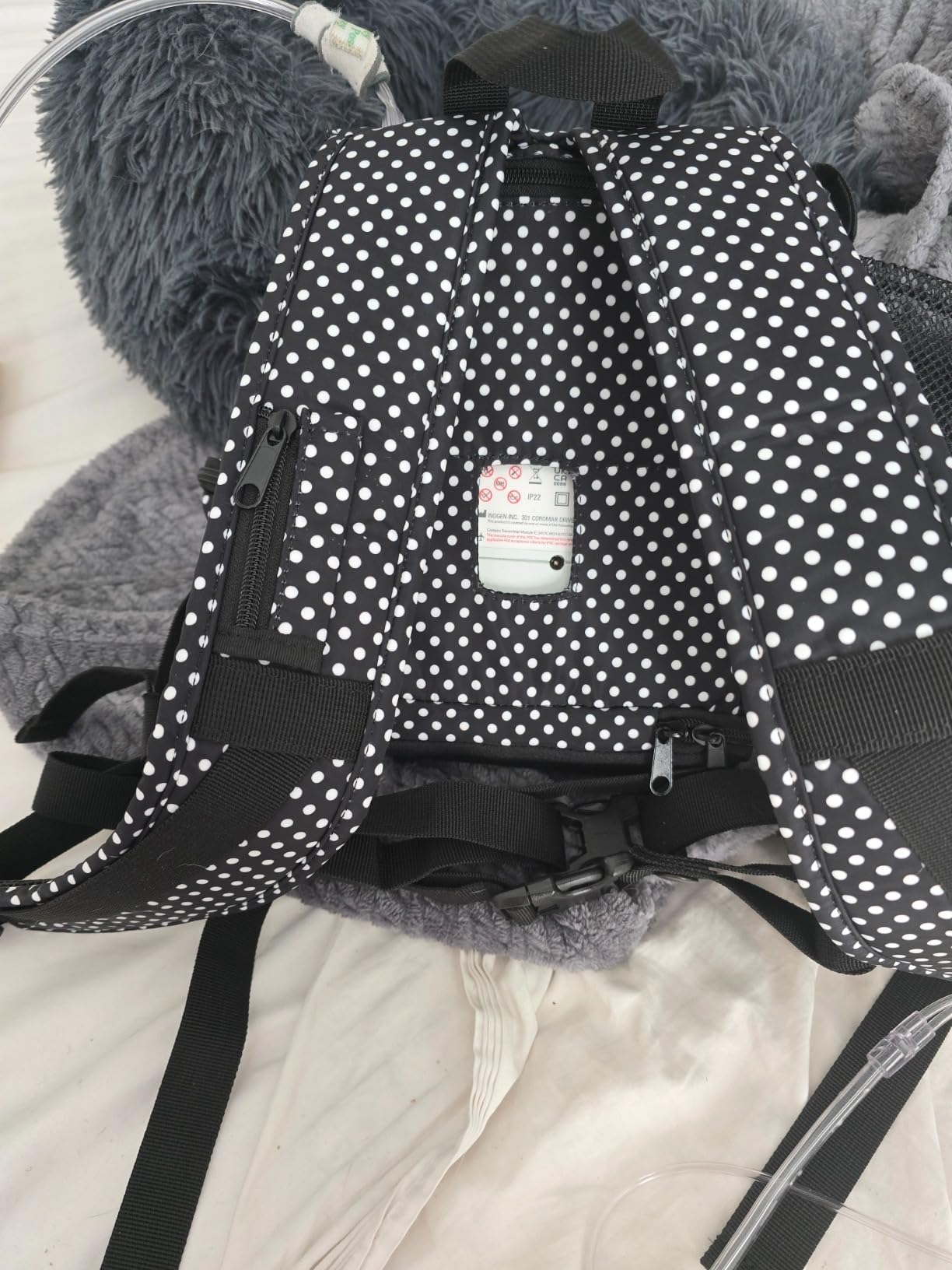 O2TOTES Premium Backpack - Fits Inogen One G5 & Inogen Rove 6, Lightweight with Padded Straps & Zippered Bottom customer photo 2