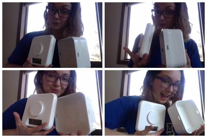 Kitchen Safe Time Lock Safe - Phone Safe Box with Timer, Timed Lock Box for Snacks & Valuables - KSafe Time Locking Container for Improved Self-Control (Mini, White Lid + 3.0