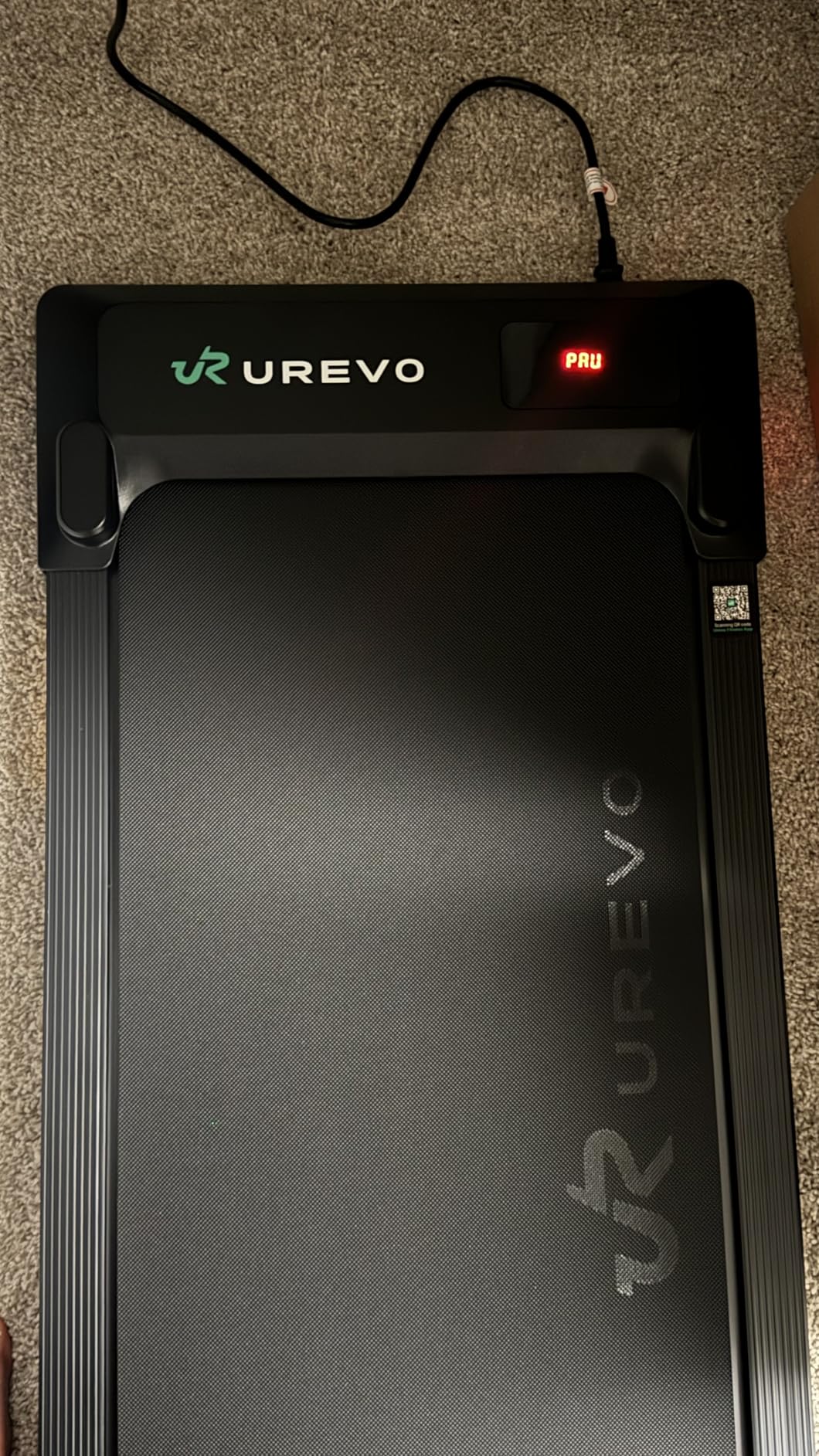 Smart Walking Pad, Standing Desk Treadmill with Double Shock Absorption, Quiet Operation, Workout APP with Track Insights and MIIT Mode, Plug and Play, Remote or APP Control for Home Office customer photo 1