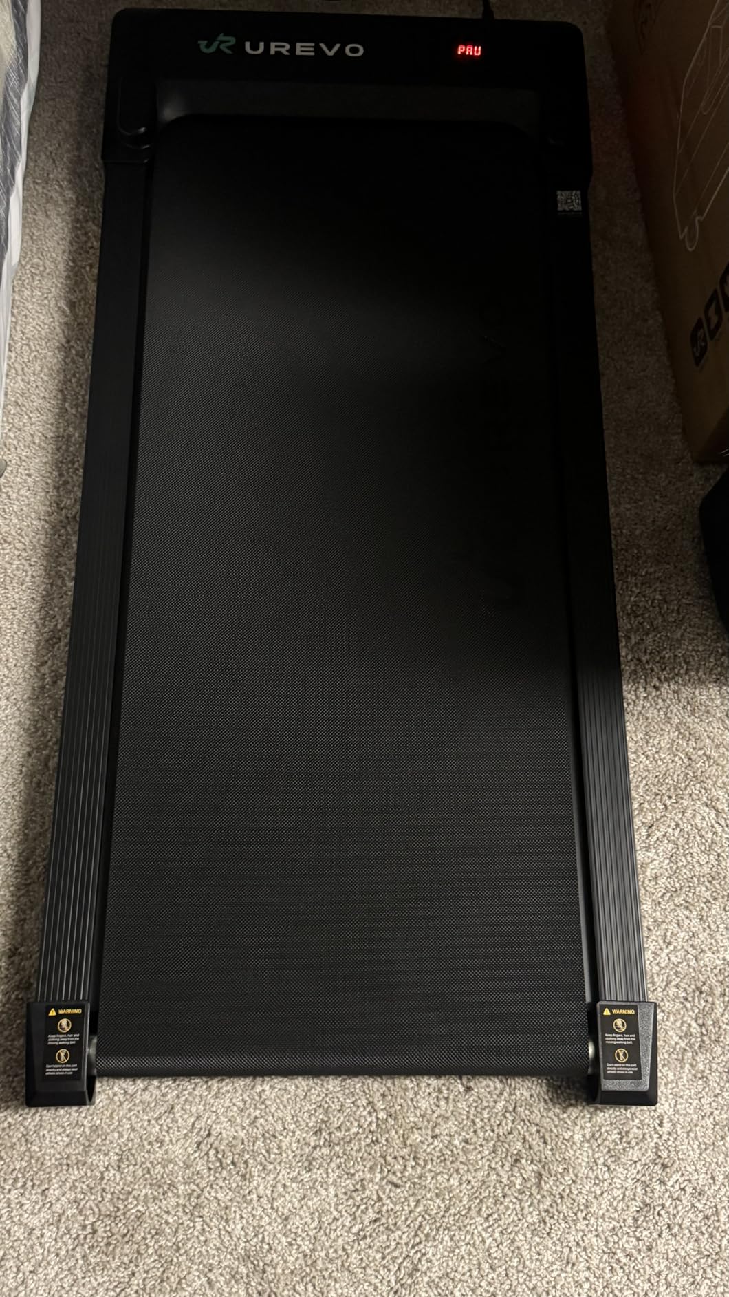 Smart Walking Pad, Standing Desk Treadmill with Double Shock Absorption, Quiet Operation, Workout APP with Track Insights and MIIT Mode, Plug and Play, Remote or APP Control for Home Office customer photo 2