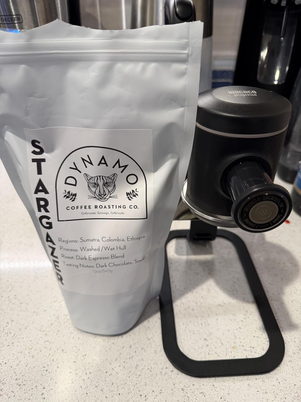 WACACO Picopresso Portable Espresso Maker Bundled with Protective Case, Pro-level Specialty Coffee Machine, Compatible Ultra-fine Grind, Manually Operated Travel Coffee Maker customer photo 1