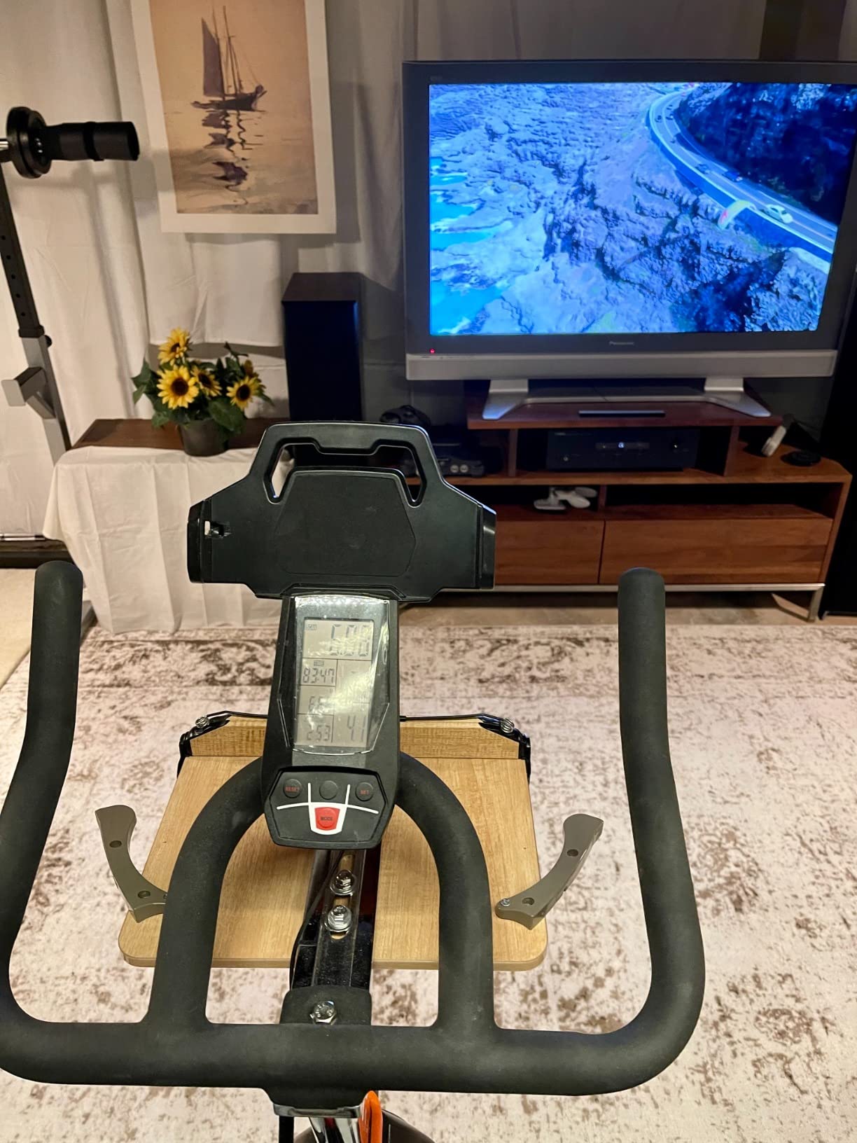 YOSUDA PRO Magnetic Exercise Bike 350 lbs Weight Capacity - Indoor Cycling Bike Stationary with Comfortable Seat Cushion, Silent Belt Drive 010C customer photo 1