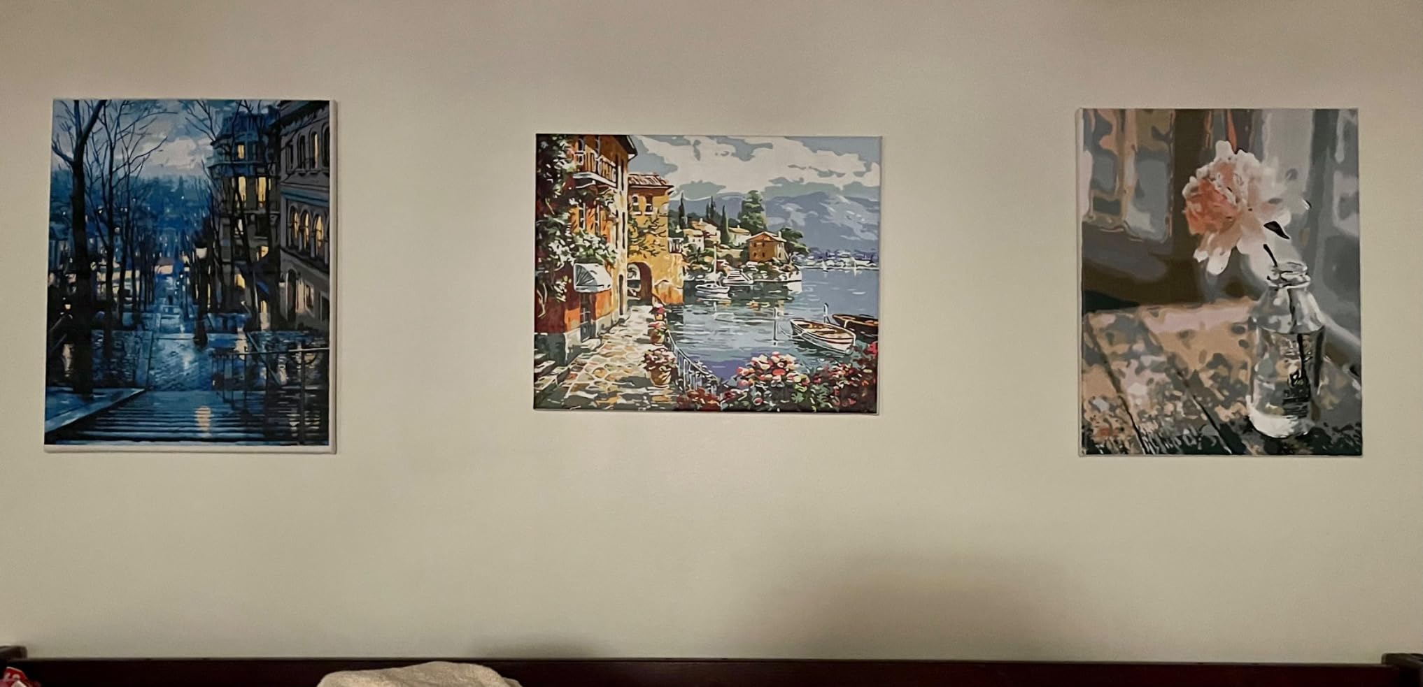 EVNEED DIY Canvas Stretcher Bars 16x20 Inch Canvas Frame - Easy to Assemble, Gallery Wrap Oil Frame Kits Canvas Wood Stretcher Bars for Oil Paintings, Prints, Paint customer photo 1