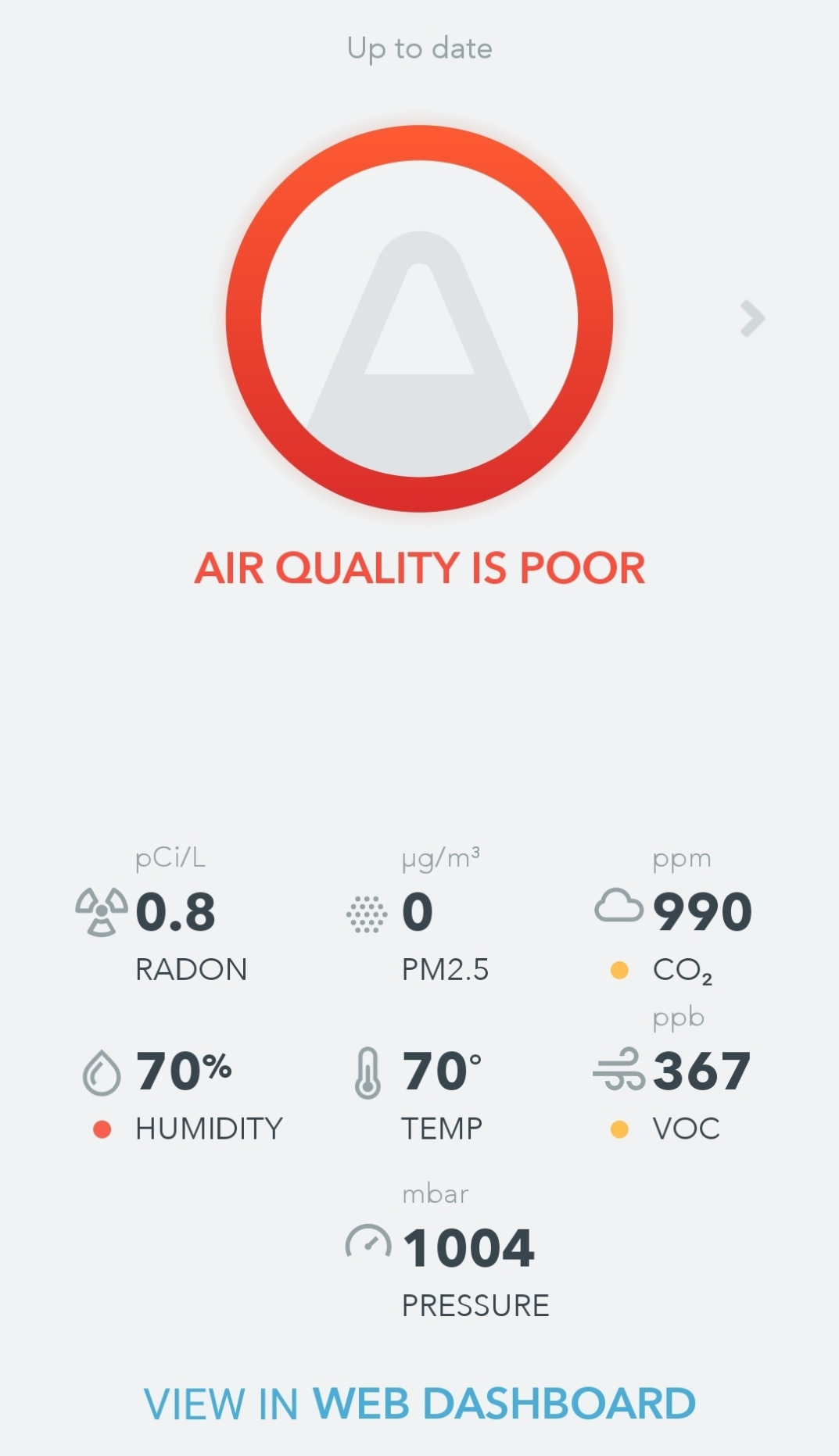 Airthings 2960 View Plus - Battery Powered Radon & Air Quality Monitor (PM, CO2, VOC, Humidity, Temp, Pressure) customer photo 2