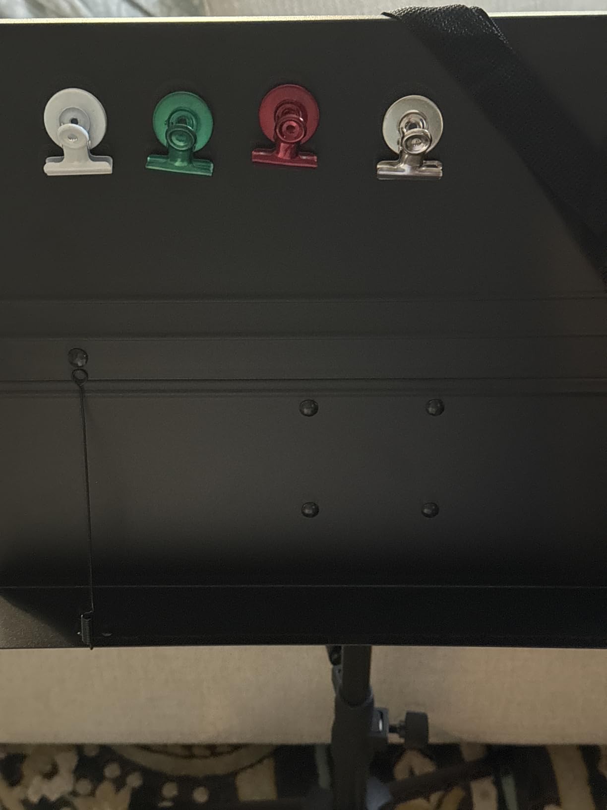 Vekkia Professional Portable Sheet Music Stand - Folding Adjustable Holder, with Carrying Bag, Sturdy for Instrumental Performance, Band & Travel customer photo 1