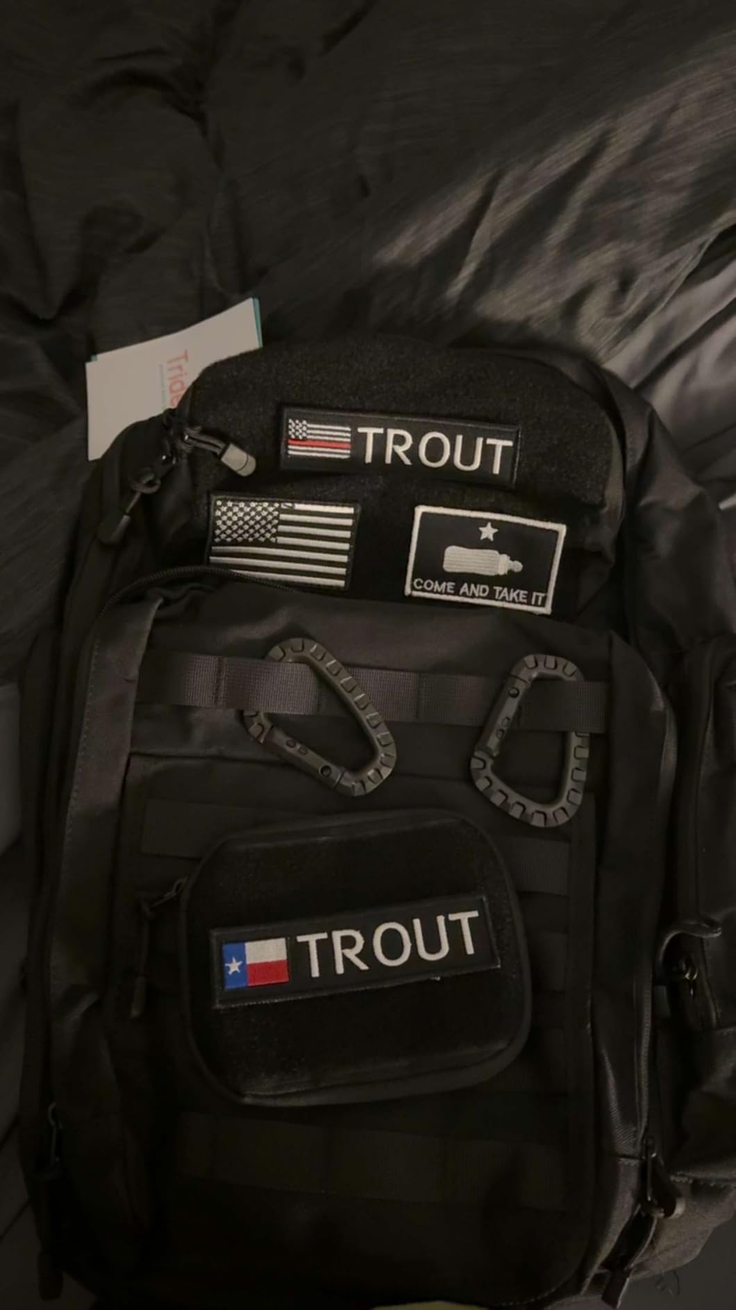 Dad Diaper Bag - Molle-Style Military Diaper Backpack Made of Rugged 900D Waterproof Polyester with Wider Extra-Long Straps, Pouch for Dirty Diapers, Baby Wipes Dispenser & Insulated Bottle Pockets customer photo 1