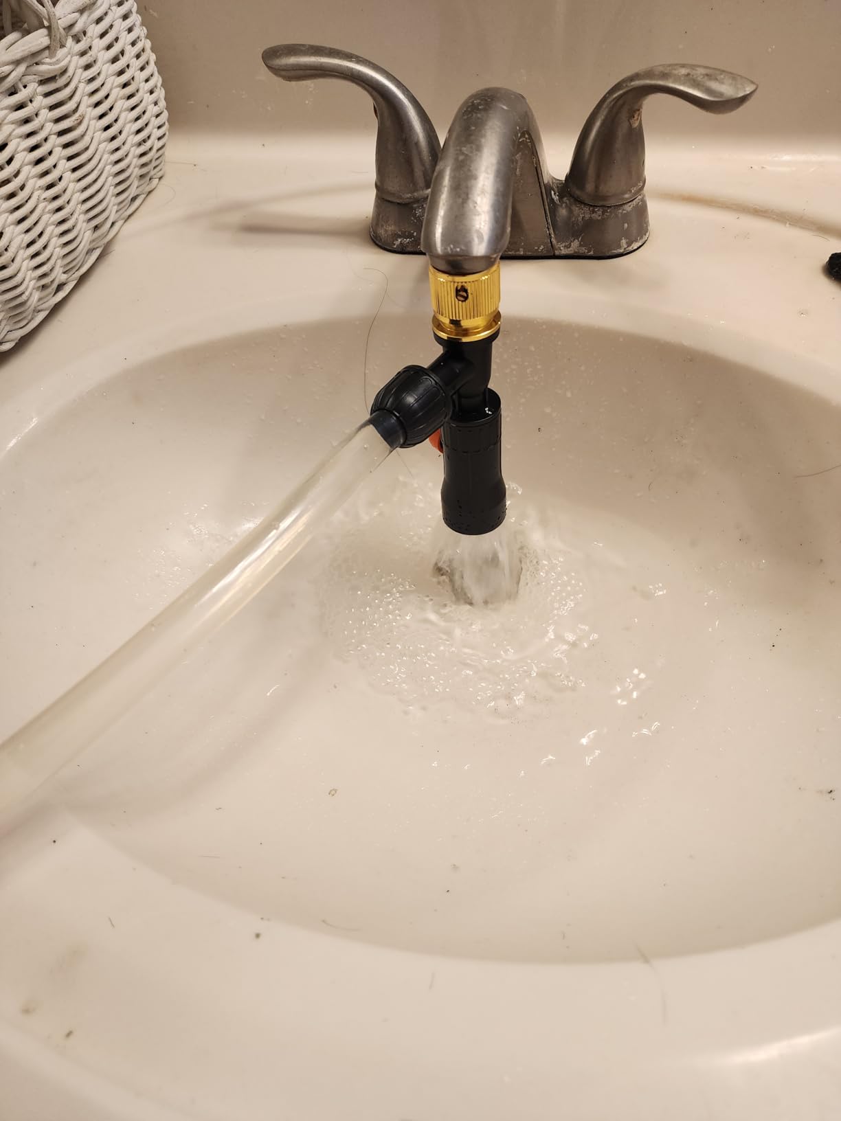 Gravel Vacuum for Aquarium Water Changer Fish Tank Cleaning Tools,Siphon Universal Quick Pump Aquarium Water Changing (30ft) customer photo 1