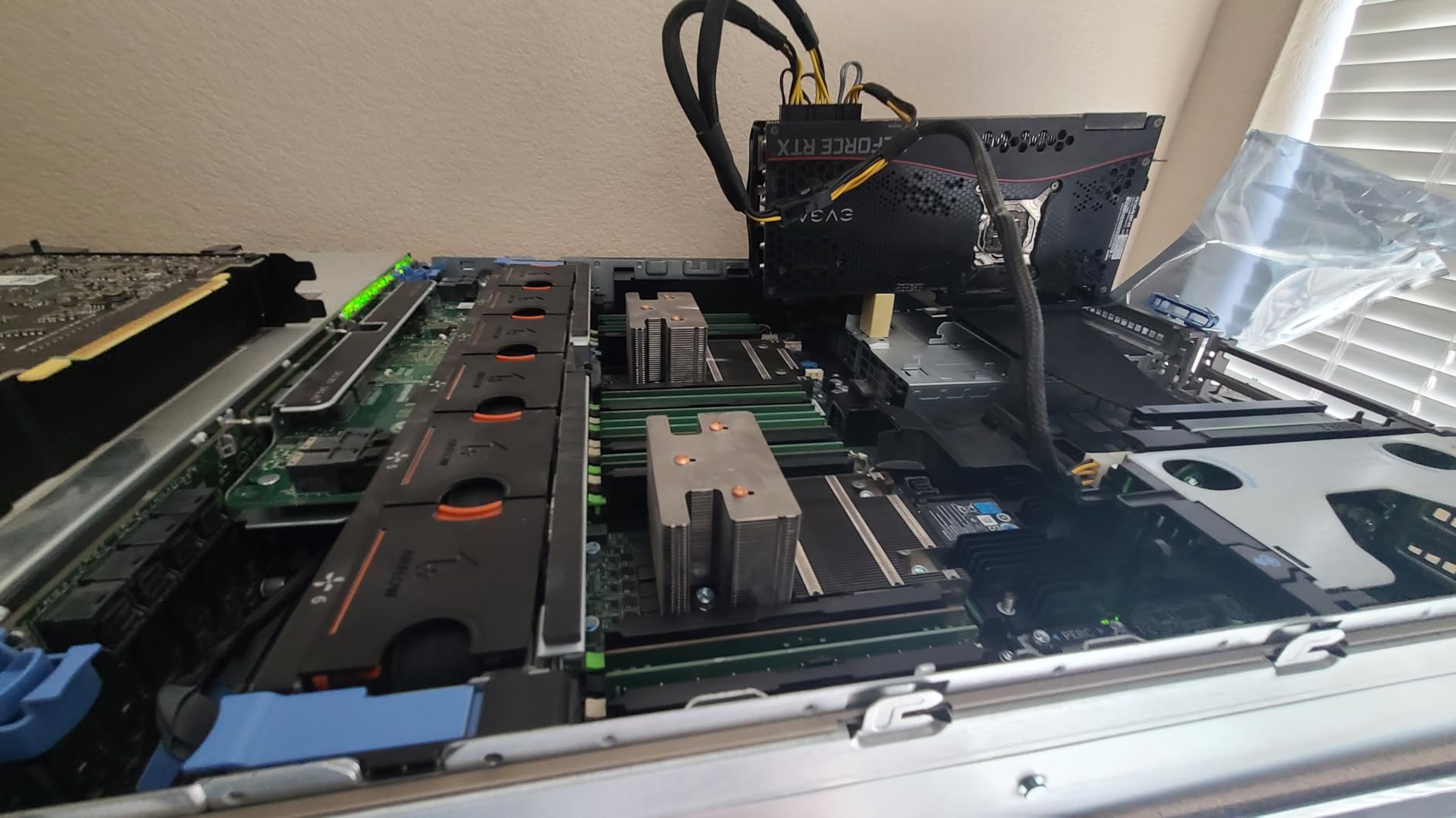 PCIE 3.0 X16 Extension Cable, PCI-E 16x Extreme High Speed Riser Cable, Extension Card Adapter Riser Card-Right Angle Connector 20CM customer photo 1