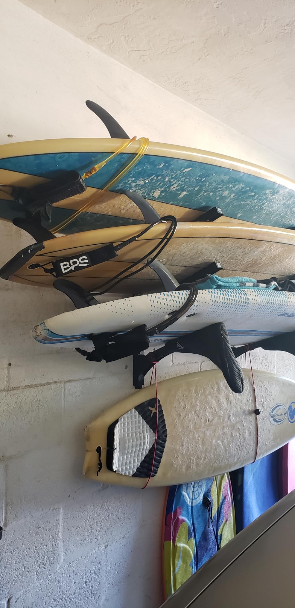 BPS New Zealand 'Storm' Premium Surfboard Leash, 7.2mm 8mm Straight Surf Leash 6ft 7/8/9/10 ft, Legrope Strap for All Boards customer photo 1