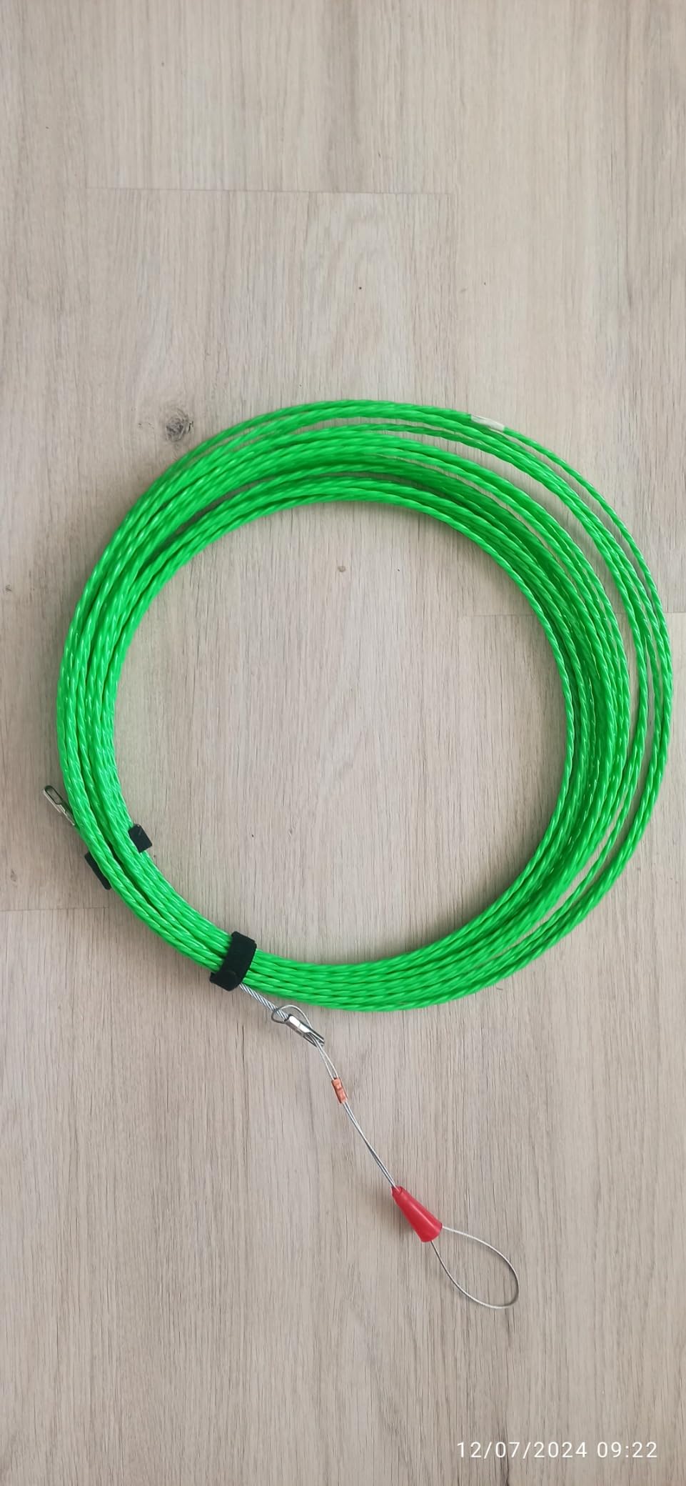30M Wire Puller Wall Cable Running Fish Tape Push Pull Rod Electrical Fish Tape Kit Cable Puller Grip Cable Running Rod Fish Tape with Fastener customer photo 1