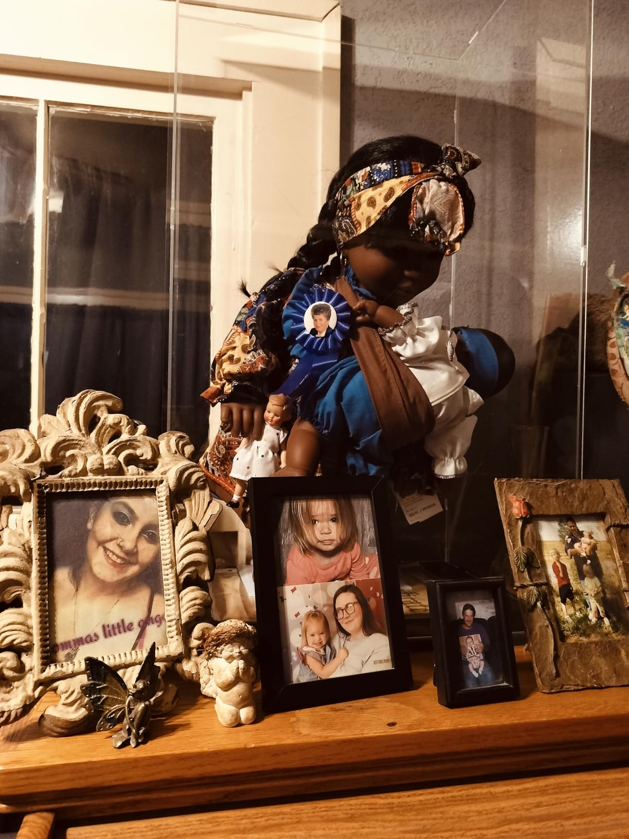 DuvinDD Acrylic Display Case for Large Collectibles, 29 inch Tall Clear Display Box for Doll Bearbrick 1000% Lego 10341 Dustproof Protective Showcase Assemble Acrylic Box with Black Base customer photo 2