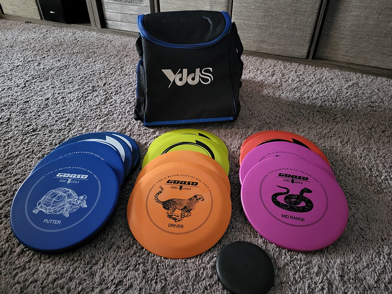 Disc Golf Set with Bag - 12 PCS Flying Discs with Backpack Holds 28+ Discs customer photo 2