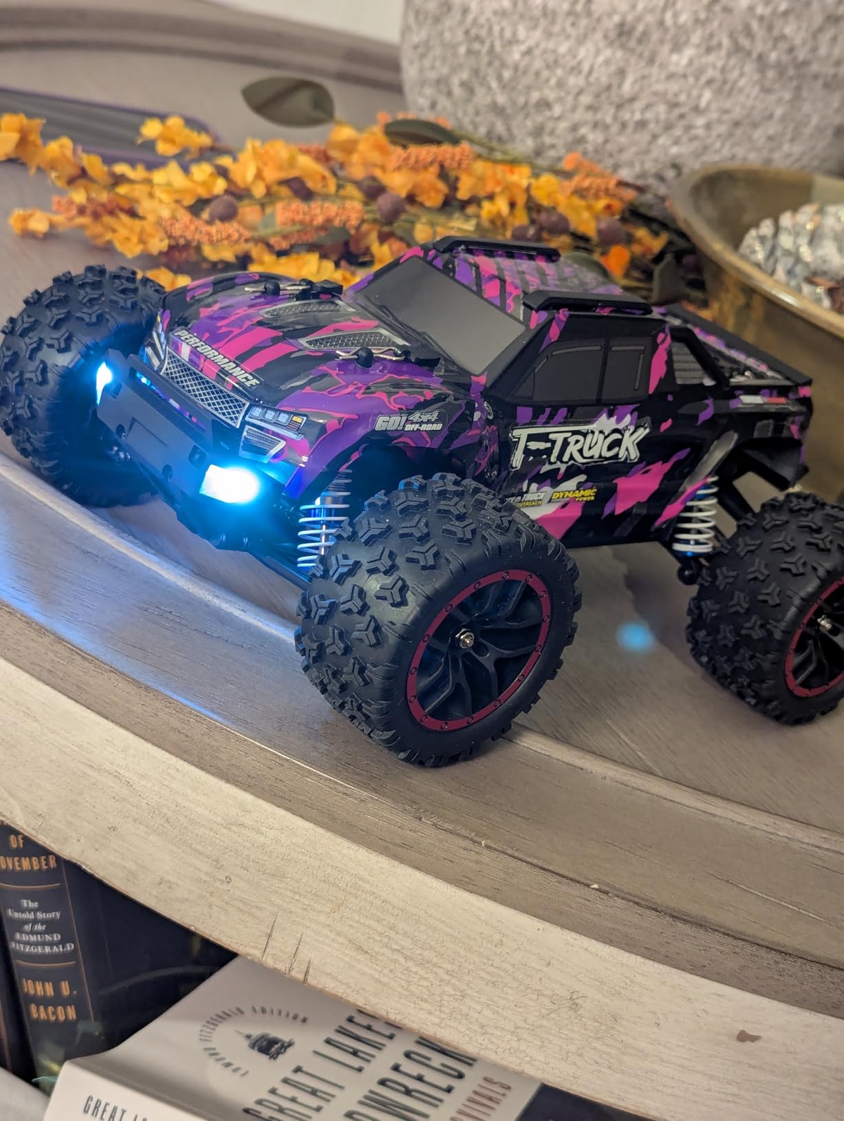 HAIBOXING 1/18 Scale Brushless Fast RC Cars 18859A, 4WD Off-Road Remote Control Trucks 48 KM/H Speed for Adults and Kids Boys, All Terrain Truck Toys Gifts with Extra Shell and Battery 40+ min Play customer photo 2