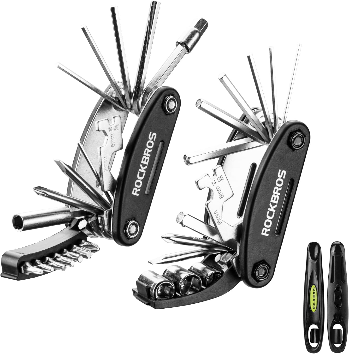 ROCKBROS 16 In 1 Multi-Function Bike Tool Kit - Portable Foldable Bike Multitool Cycling Tool Kit With Allen Wrench, Tire Levers customer photo 1