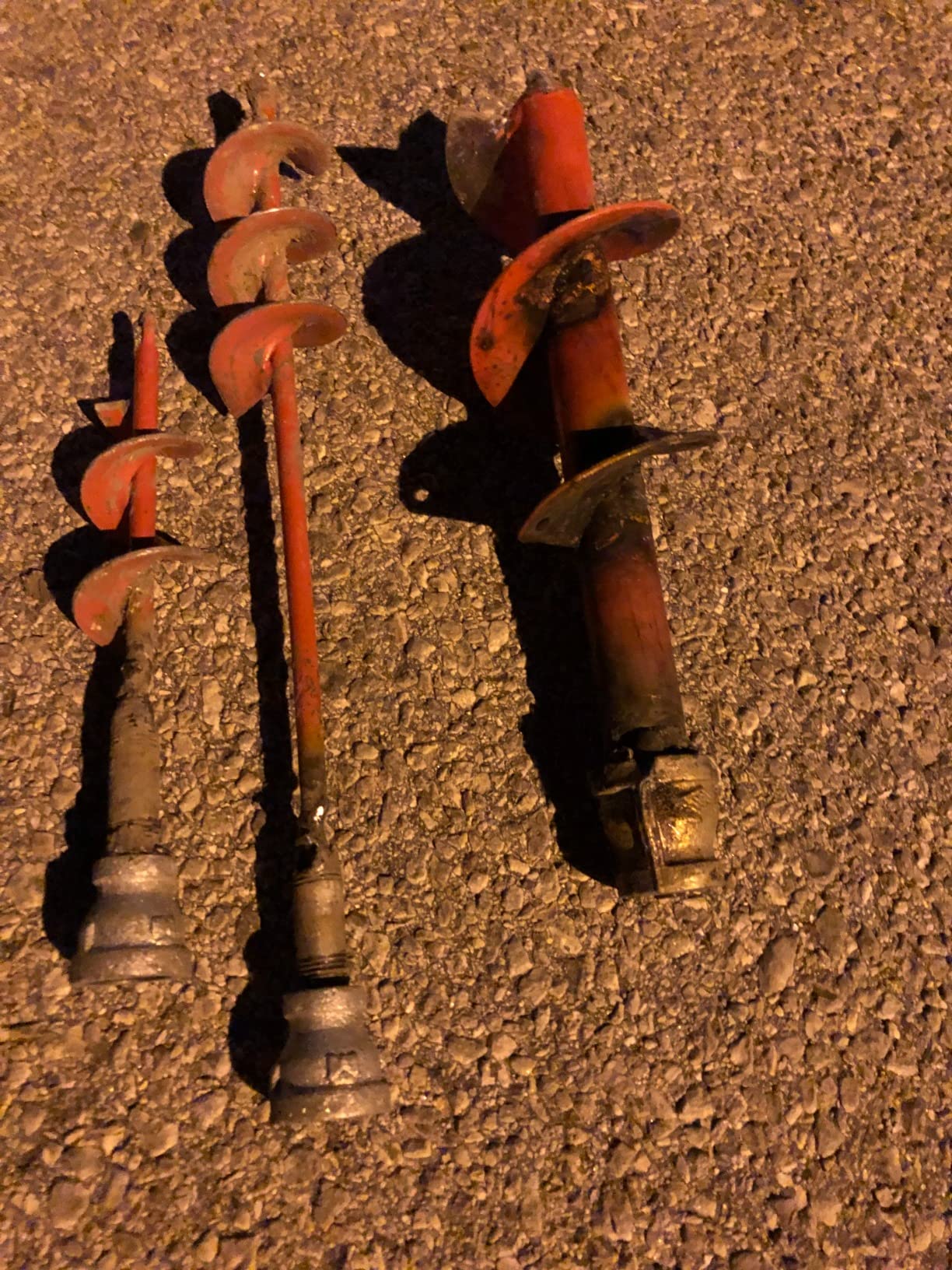 Auger Drill Bit for Planting Set of 4, Garden Ground Earth Spiral Drill Bit for 3/8