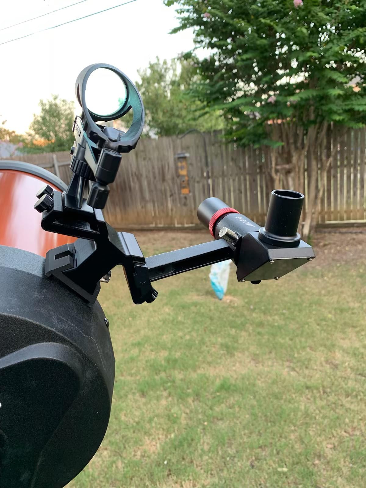 SVBONY SV182 Finderscope, Right-Angle Correct-Image Optical Finder, 6x30 Finder Scope for Astronomy Telescope, with Crosshair and Bracket customer photo 1