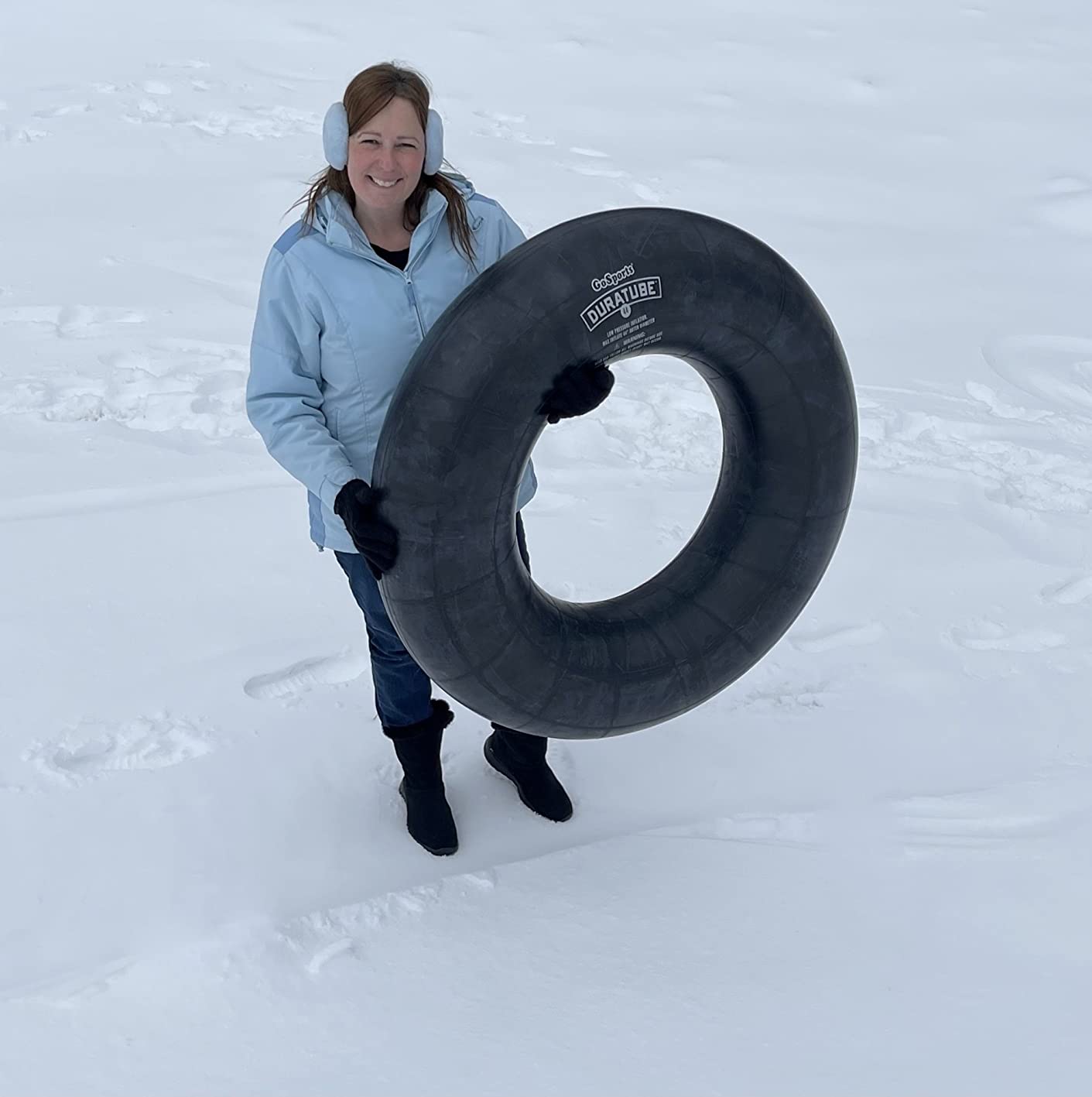 GoSports Duratube 44 Inch Heavy-Duty Tire Tube, Recreational Snow & Water Tire Tube - Commercial Grade customer photo 2