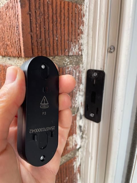 AIDA Lighted Wireless Doorbell for Home, Waterproof Battery Doorbell Wireless 1,000ft Range, 5 Volume Levels with 58 Chimes & LED Flash on Receiver (White, 1 Button & 1 Receiver) customer photo 2