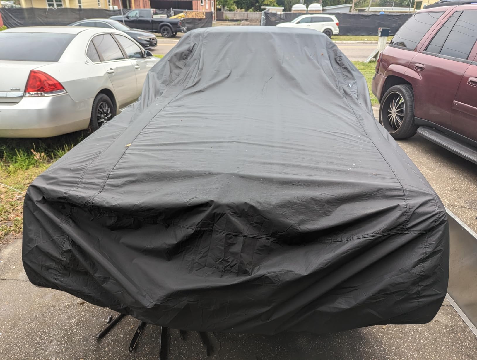 CarsCover Retro Classic Megashield Car Cover - Heavy Duty All Weatherproof Waterproof Protection for Classic Vehicles up to 205 inches customer photo 1