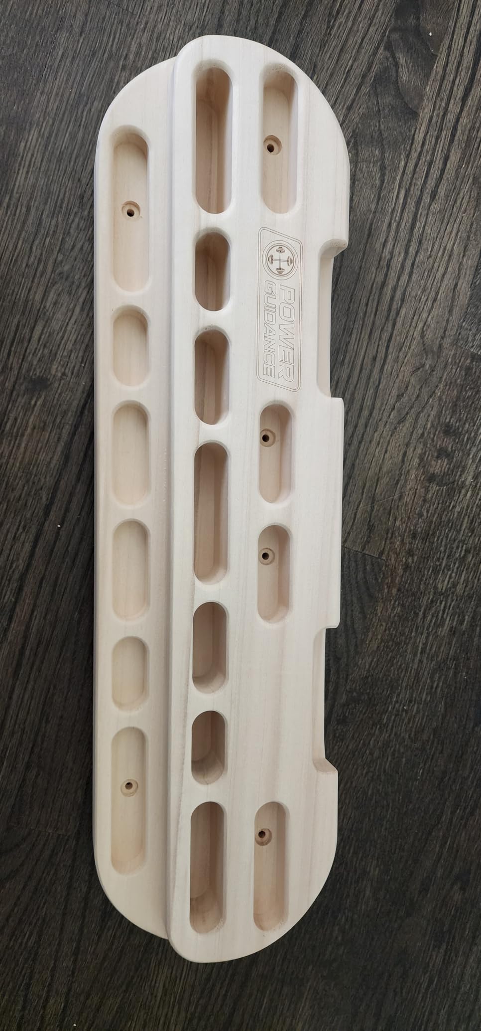 POWER GUIDANCE Rock Climbing Hangboard Wooden Hand Grip Strengthener Forearm Exerciser for Climbers Athletes customer photo 2