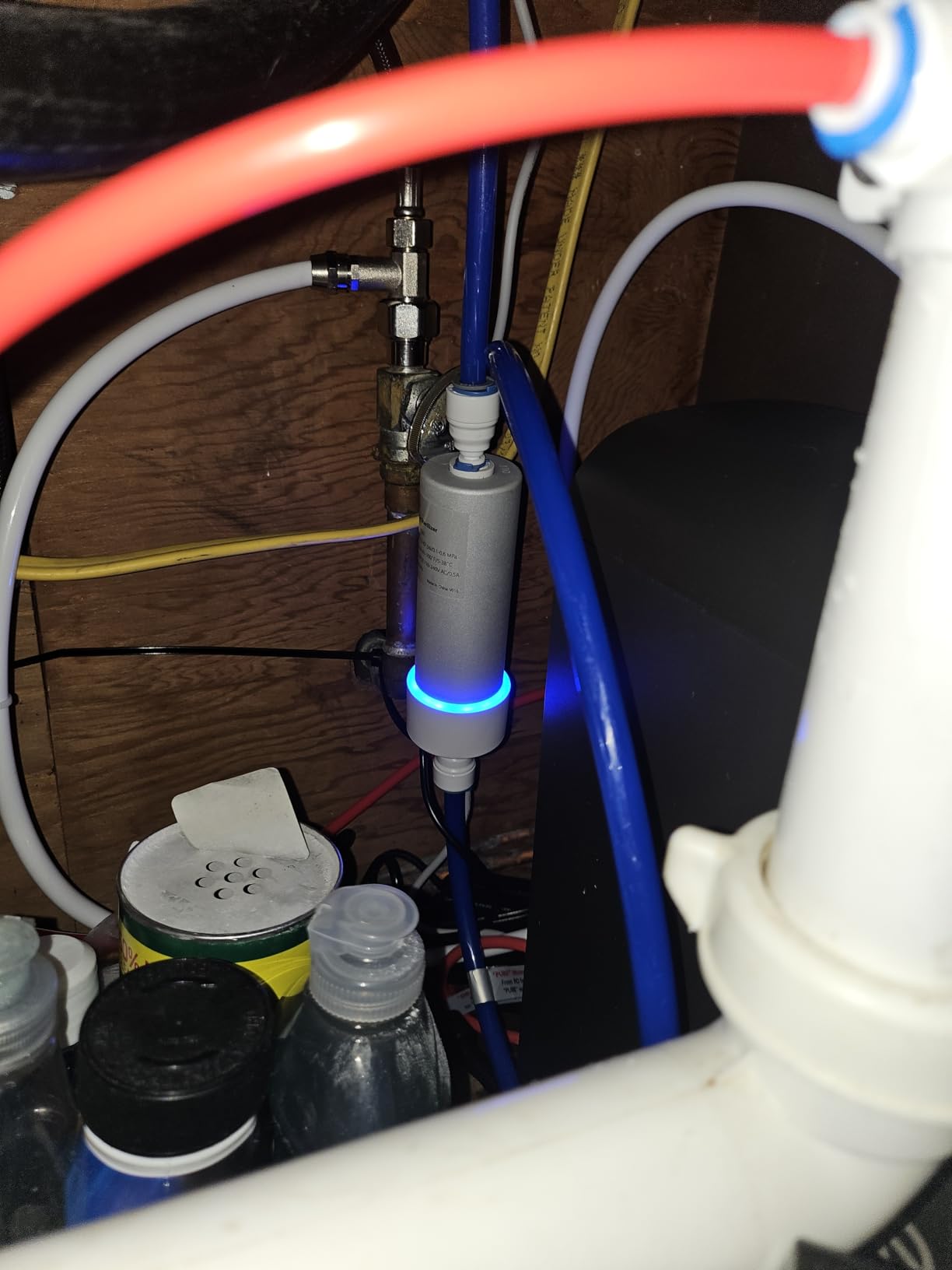 Waterdrop LED UV Ultraviolet Water Filter for Under Sink Water Filter and Reverse Osmosis System, Reduce up to 99.9% of Harmful Substances, Mercury-Free, FCC Certified, Stainless Steel, 50 Year Life customer photo 2