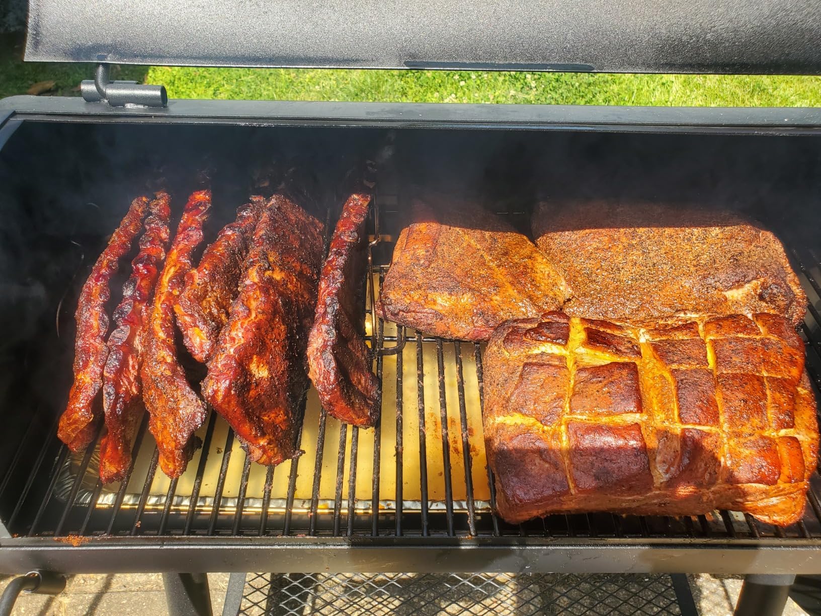 Large Rib Rack for Smoking - 6 Slots Rib Racks for Grilling - Easy to Use and Clean BBQ Premium Durable Rib Rack Stainless Steel customer photo 1