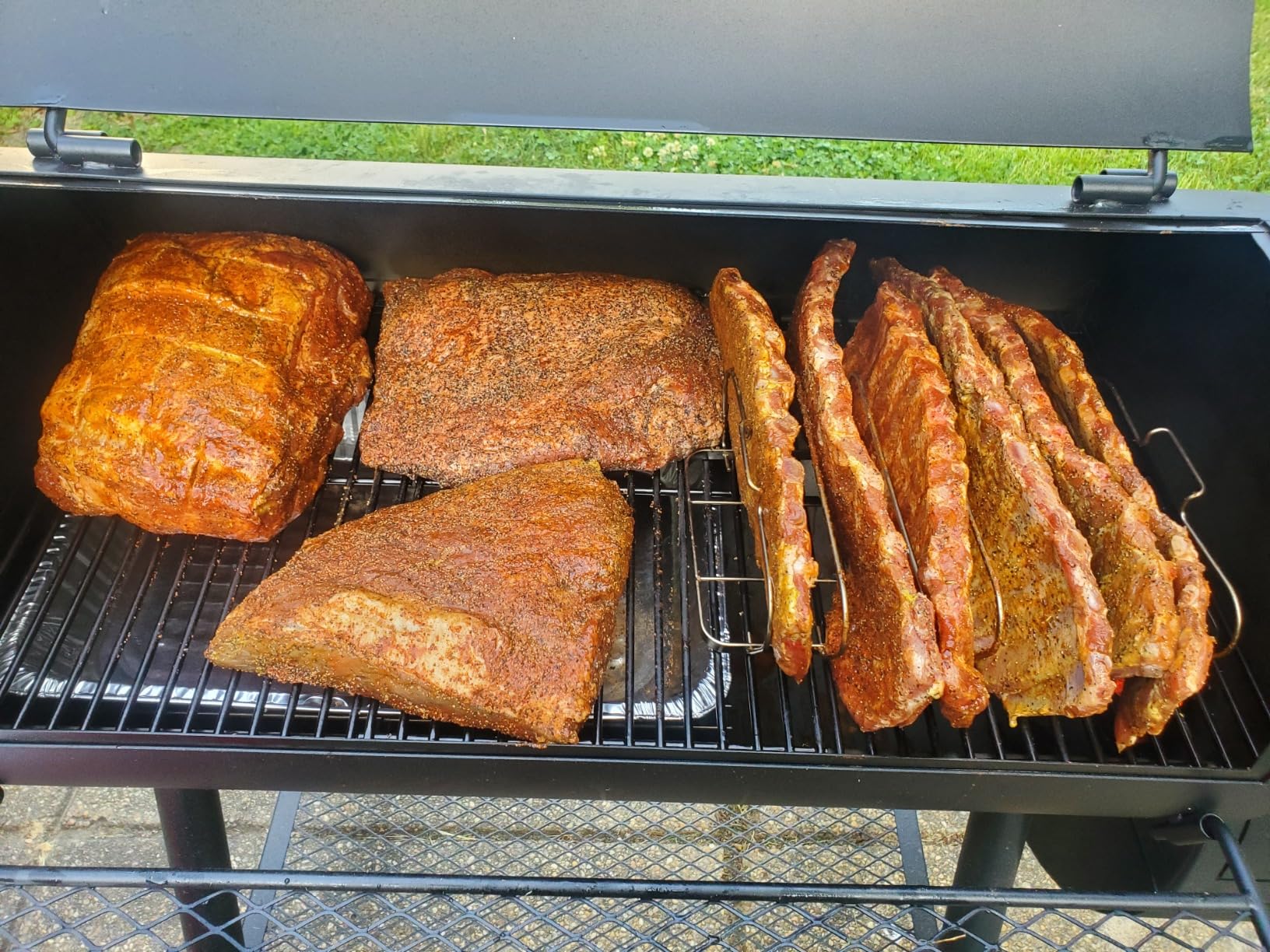 Large Rib Rack for Smoking - 6 Slots Rib Racks for Grilling - Easy to Use and Clean BBQ Premium Durable Rib Rack Stainless Steel customer photo 2