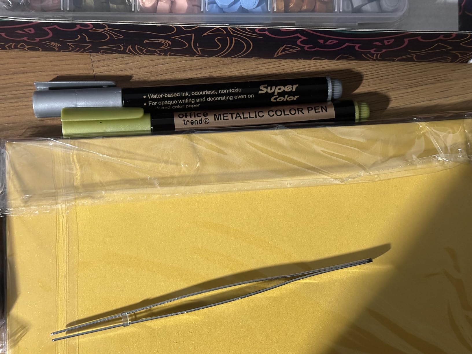 Aottom Wax Seal Stamp Kit with Gift Box, 24 Colors 650 Pcs Beads, Warmer, Envelopes, Candles, Stamp, Metallic Pen for Gift and Decoration customer photo 1