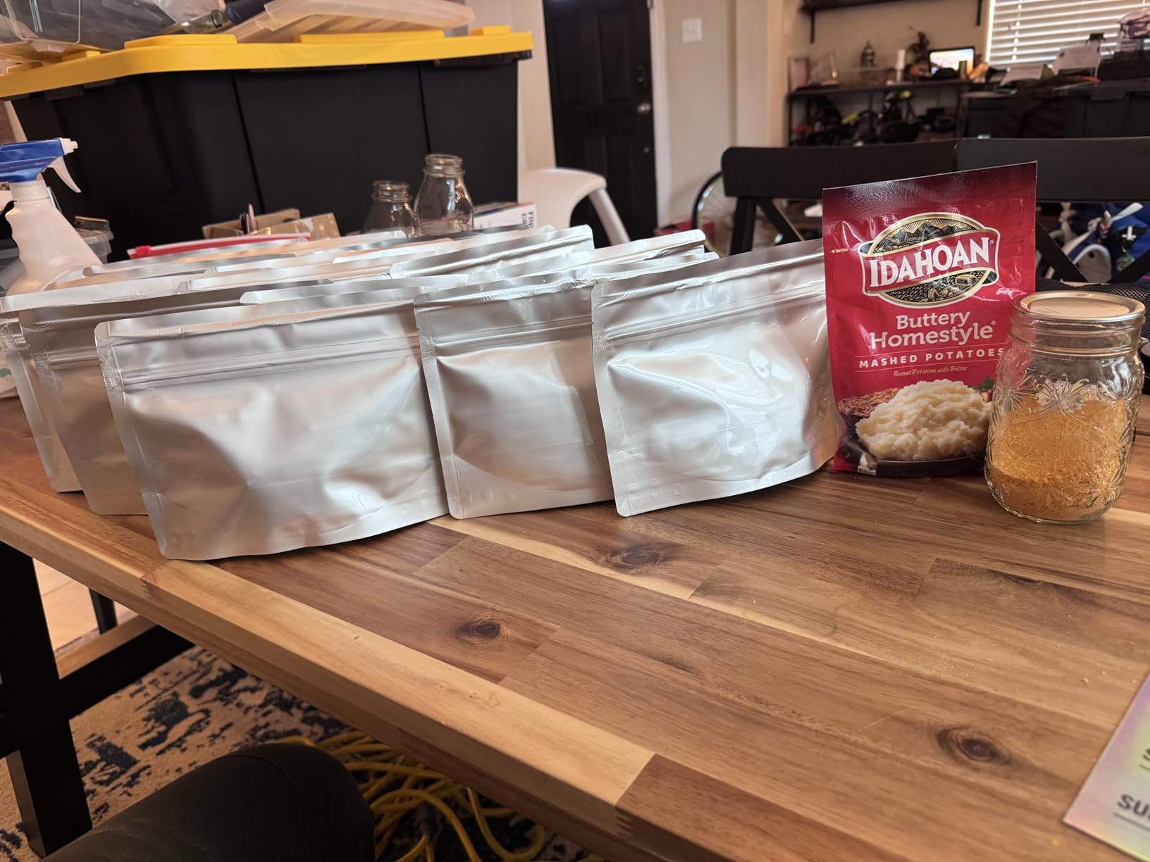 Wallaby 30 Count MRE Mylar Bags with 400cc Oxygen Absorbers, 15 Mil Total Thickness Long-Term Food Storage Pouches, 6.5x8.5 Stand-Up Zipper Heat-Sealable Airtight Packaging - Silver customer photo 1