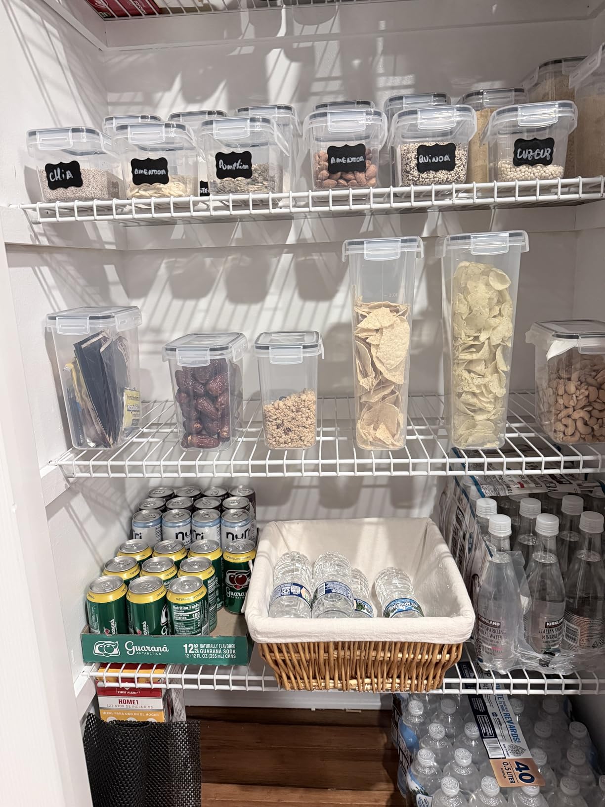 Vtopmart 32pcs Airtight Food Storage Containers Set, BPA Free Plastic Kitchen and Pantry Organization Canisters with Lids for Cereal, Dry Food, Flour and Sugar, Includes 32 Labels customer photo 2