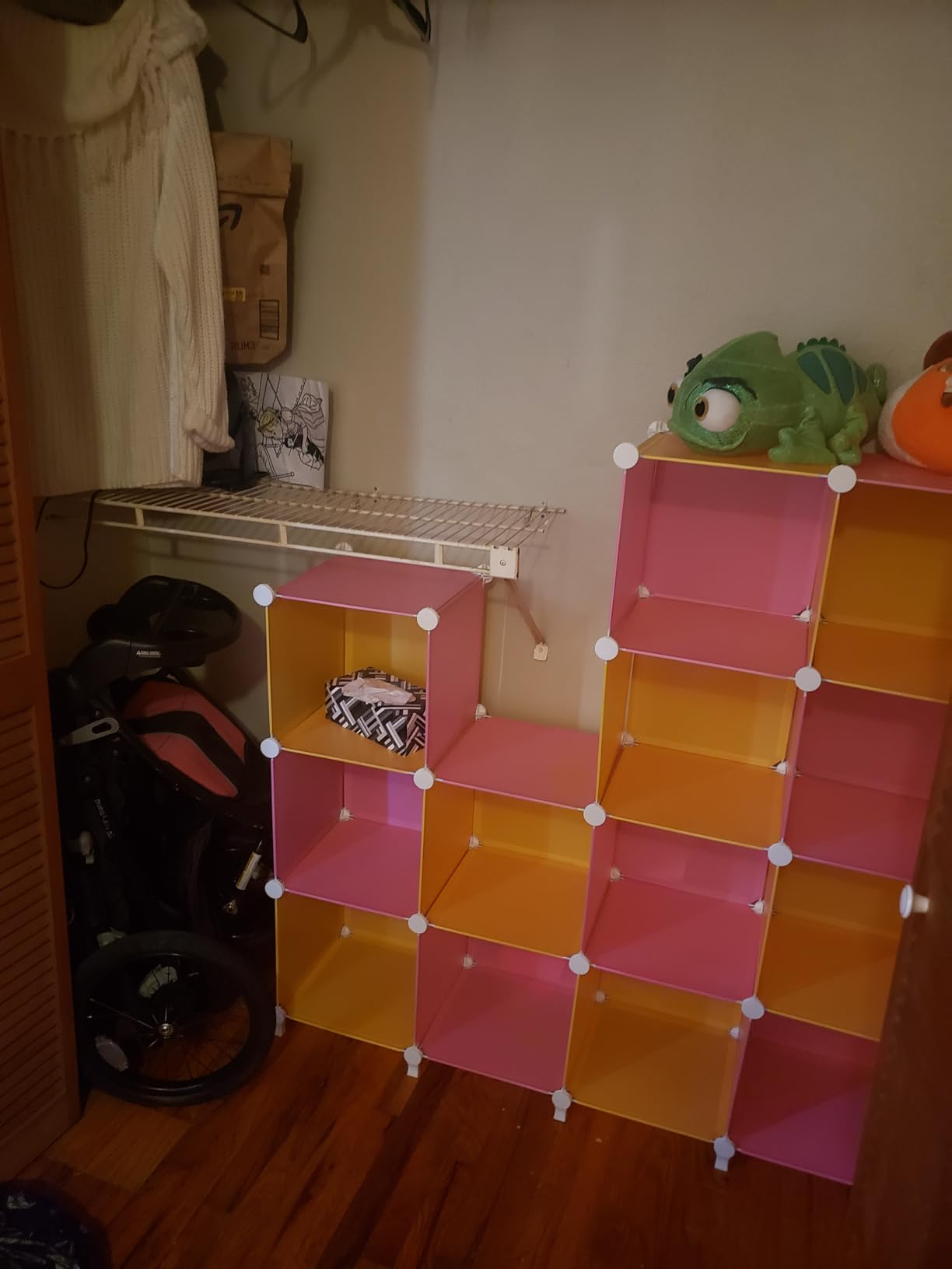AWTATOS Closet Organizers and Storage, 6 Cube Storage Organizer, White customer photo 1